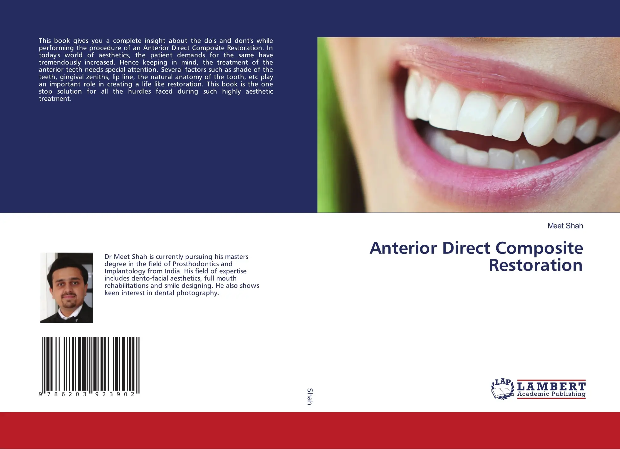 Cover: 9786203923902 | Anterior Direct Composite Restoration | Meet Shah | Taschenbuch | 2021