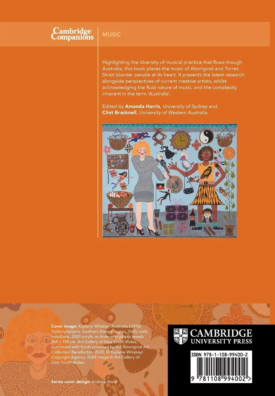 Rückseite: 9781108994002 | The Cambridge Companion to Music in Australia | Amanda Harris (u. a.)