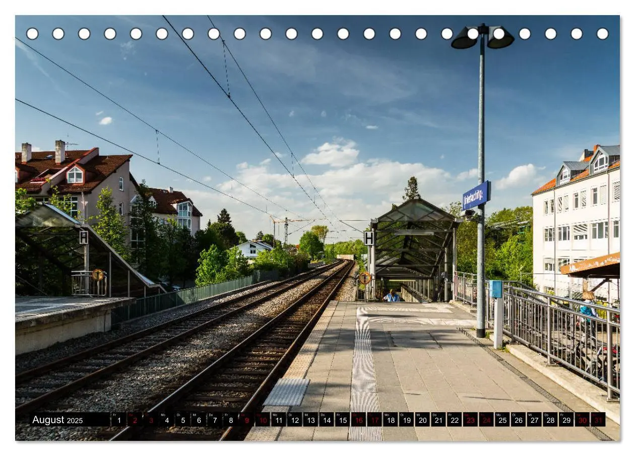 Bild: 9783435324002 | Unterhaching (Tischkalender 2025 DIN A5 quer), CALVENDO Monatskalender