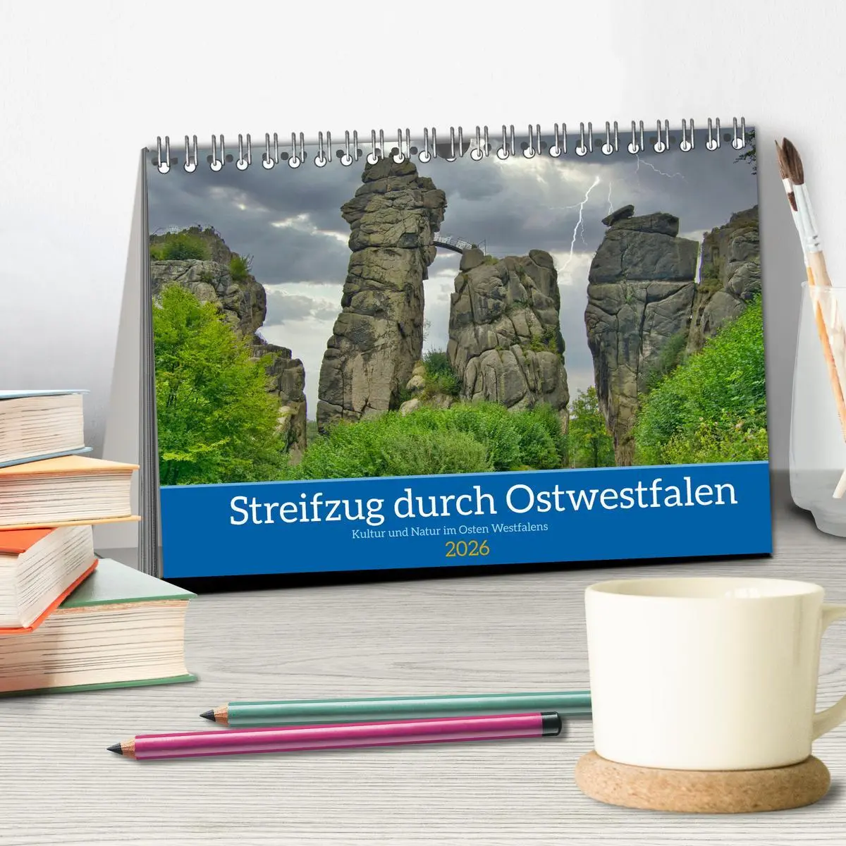 Bild: 9783457344002 | Streifzug durch Ostwestfalen (Tischkalender 2026 DIN A5 quer),...