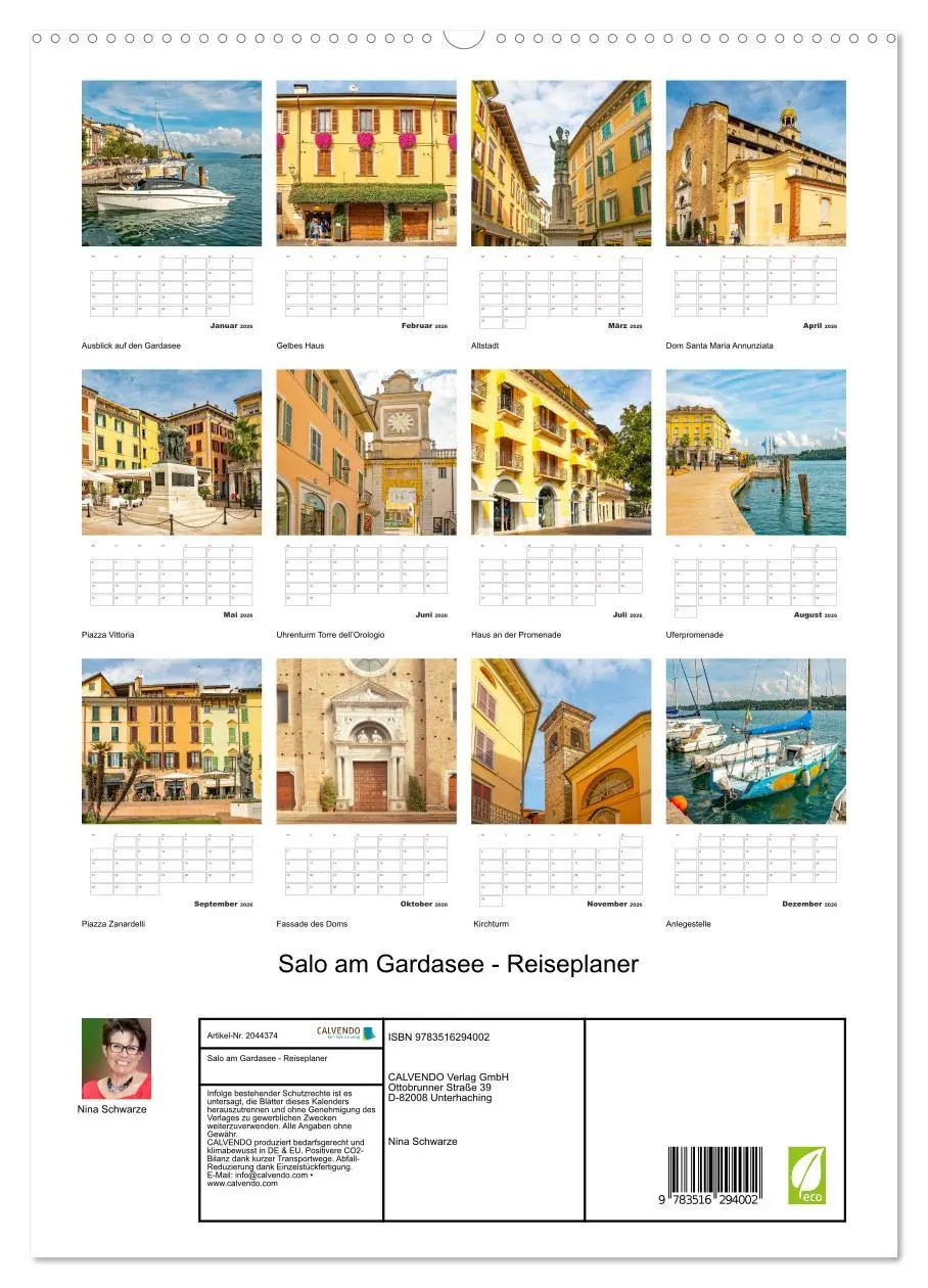 Bild: 9783516294002 | Salo am Gardasee - Reiseplaner (hochwertiger Premium Wandkalender...