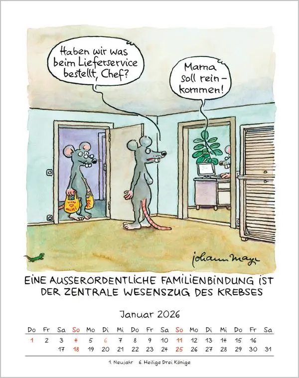 Bild: 9783731884002 | Krebs 2025 | Verlag Korsch | Kalender | Spiralbindung | 13 S. | 2025