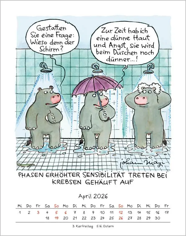 Bild: 9783731884002 | Krebs 2025 | Verlag Korsch | Kalender | Spiralbindung | 13 S. | 2025