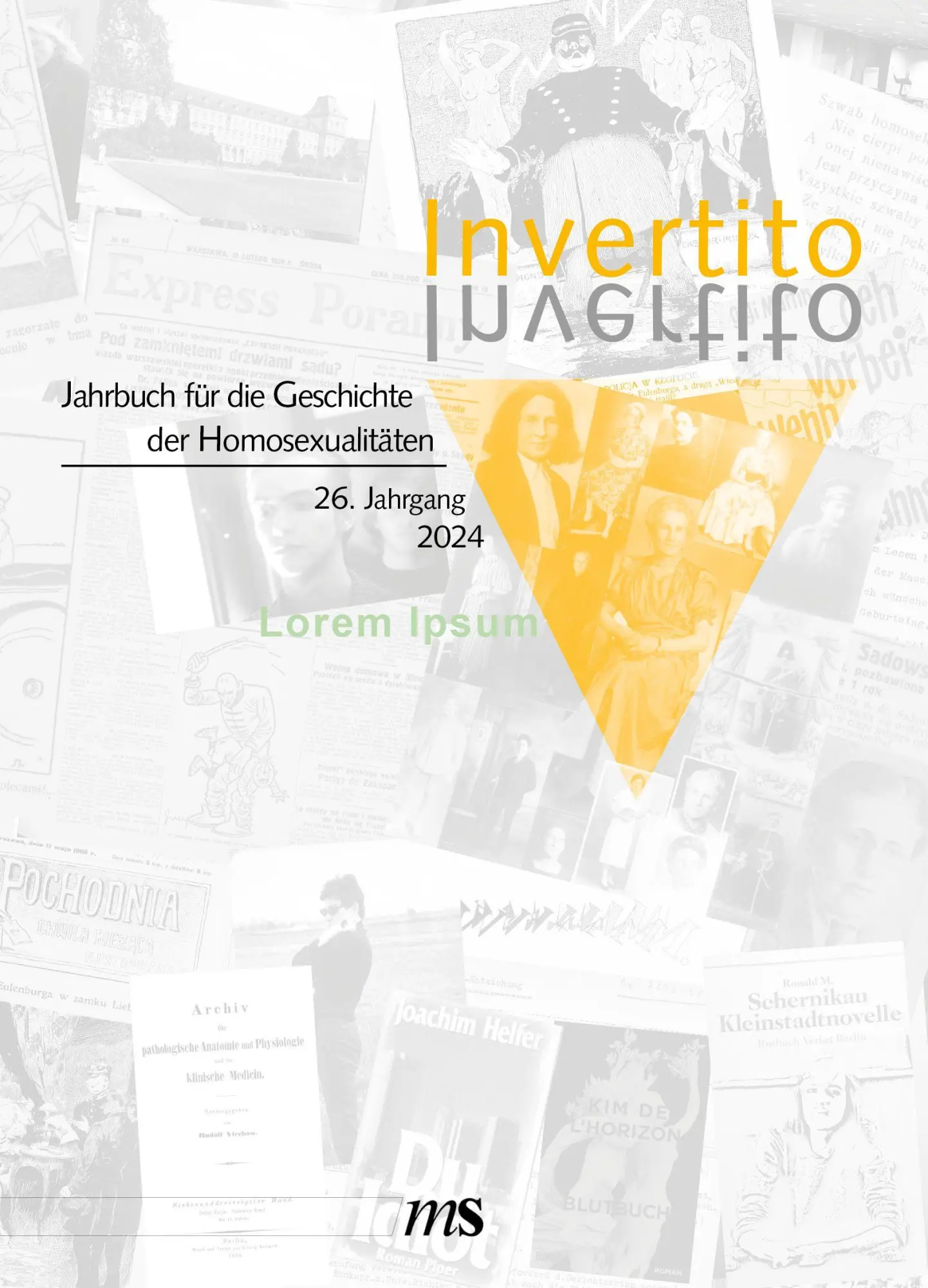 Invertito 26. Jahrbuch für die Geschichte der Homosexualitäten