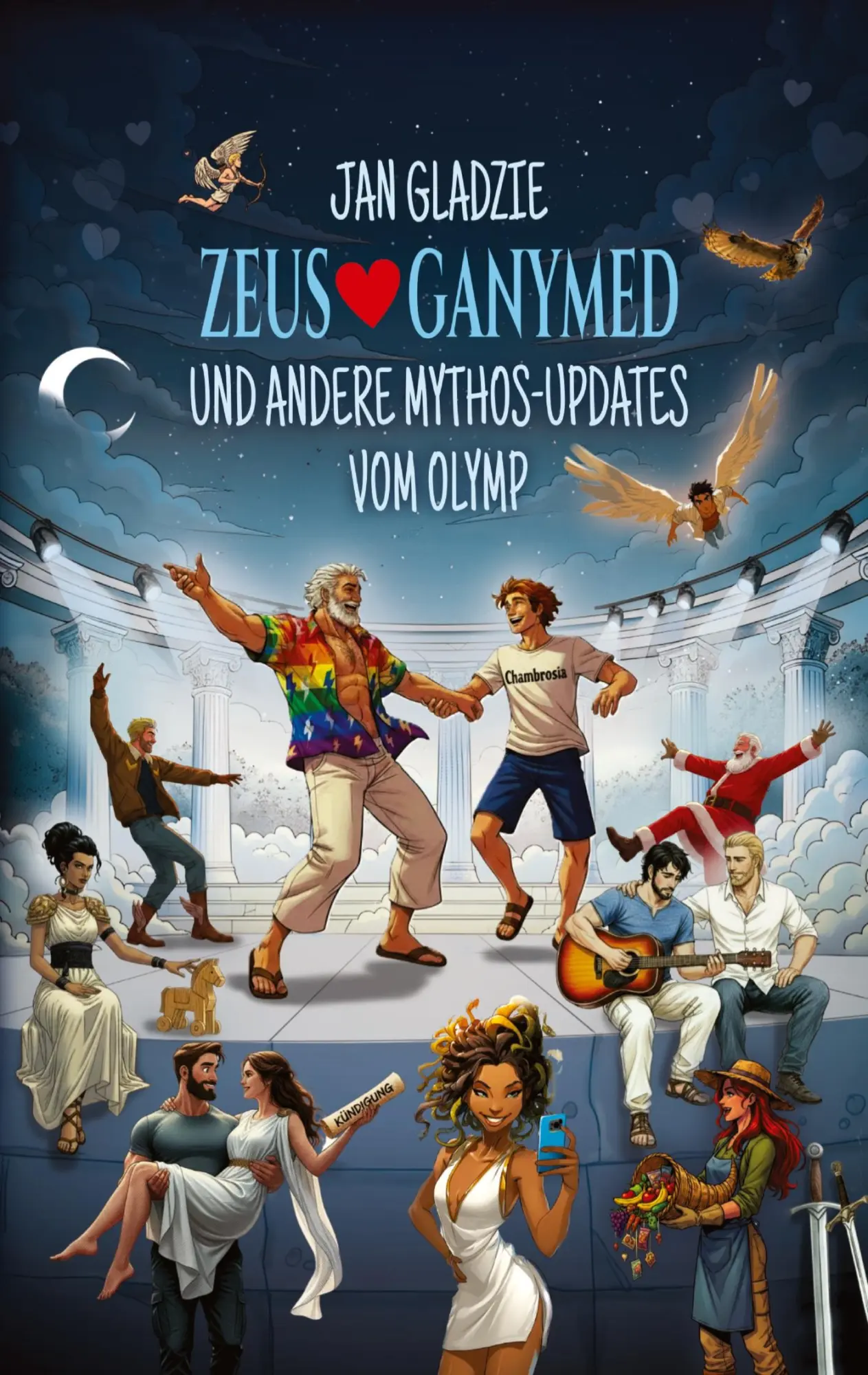 Cover: 9783907894002 | Zeus &amp; Ganymed | und andere Mythos-Updates vom Olymp | Jan Gladzie