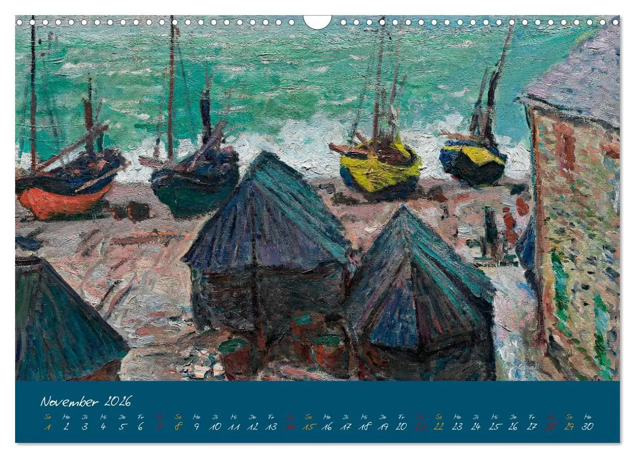 Bild: 9783457264102 | Typisch Monet (Wandkalender 2026 DIN A3 quer), CALVENDO Monatskalender