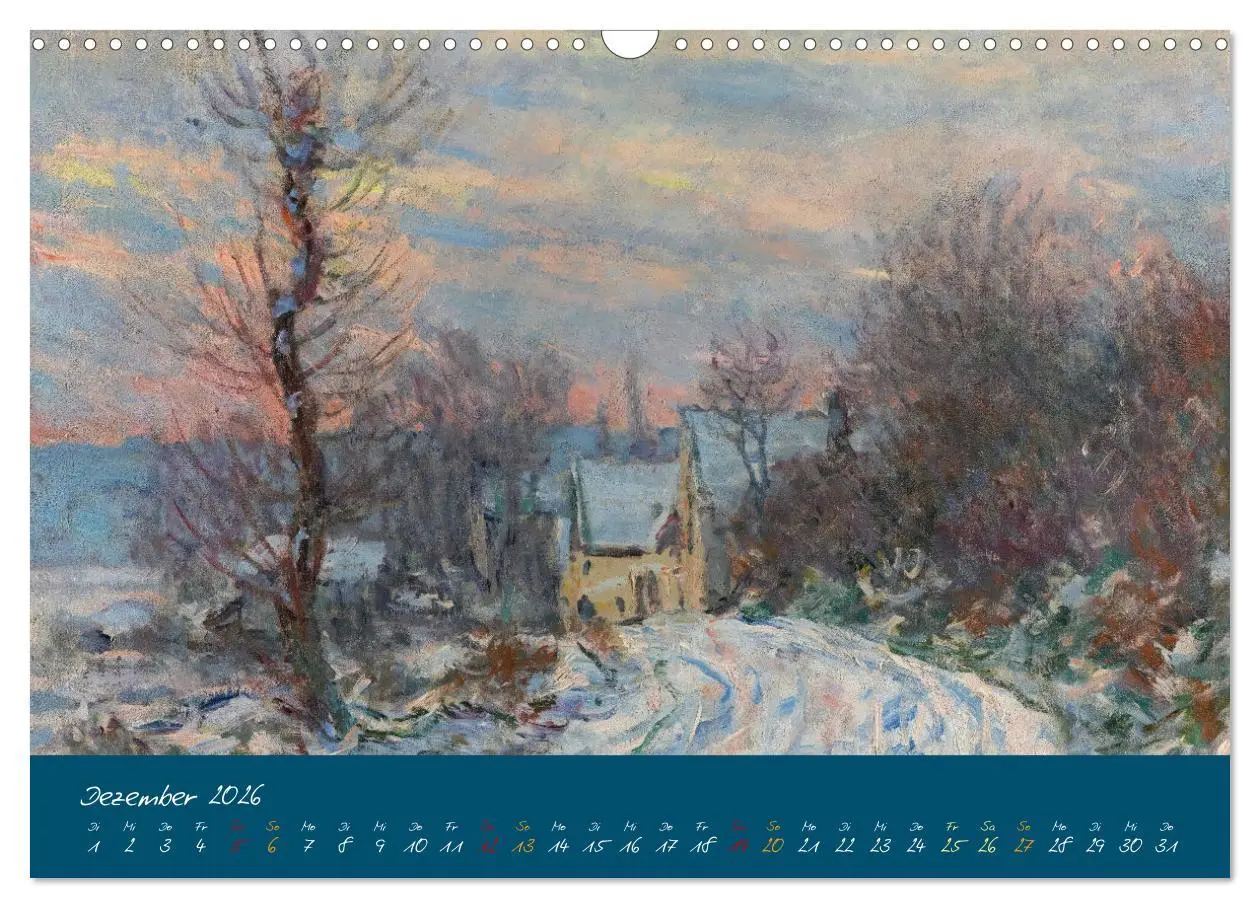 Bild: 9783457264102 | Typisch Monet (Wandkalender 2026 DIN A3 quer), CALVENDO Monatskalender