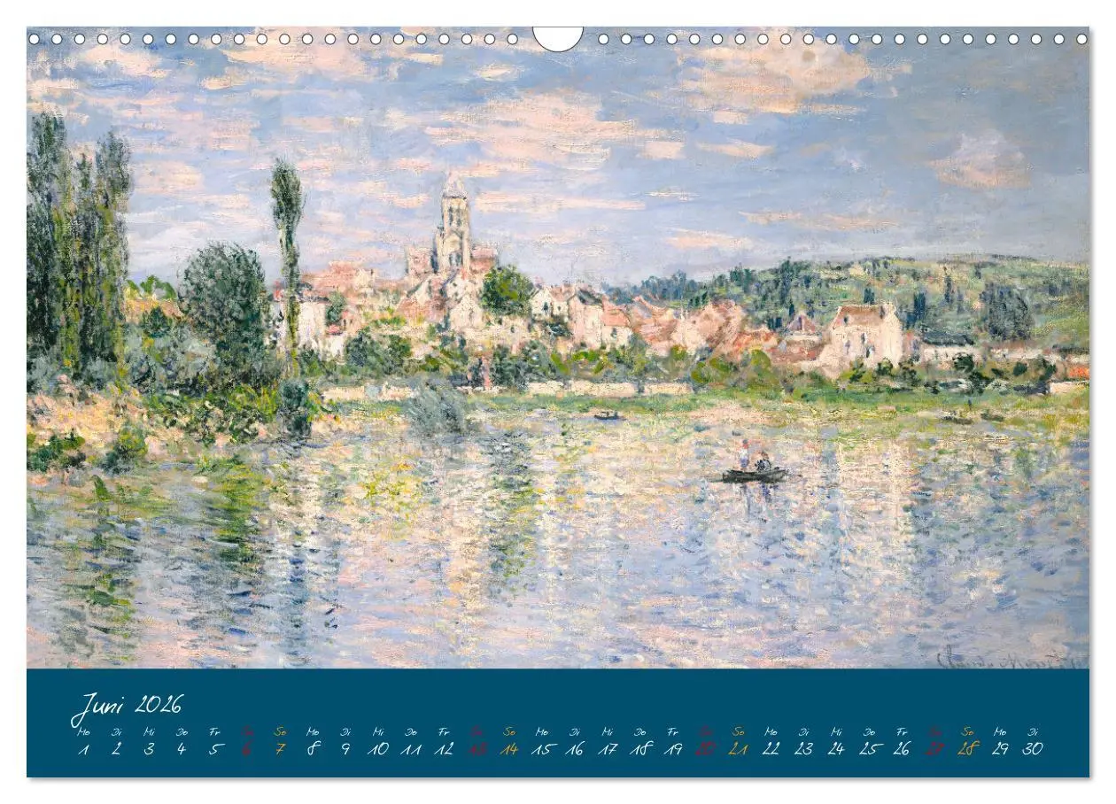 Bild: 9783457264102 | Typisch Monet (Wandkalender 2026 DIN A3 quer), CALVENDO Monatskalender