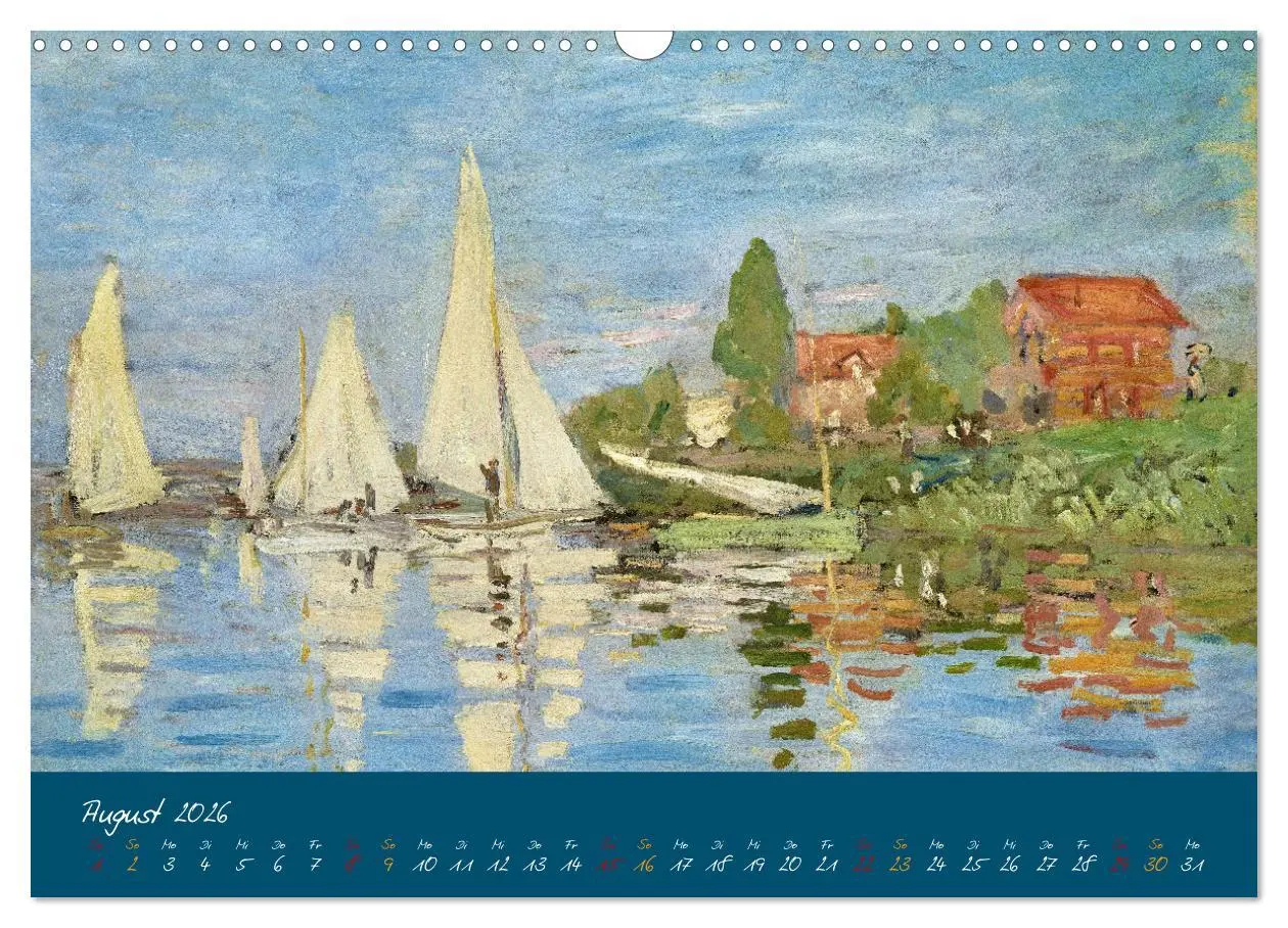 Bild: 9783457264102 | Typisch Monet (Wandkalender 2026 DIN A3 quer), CALVENDO Monatskalender