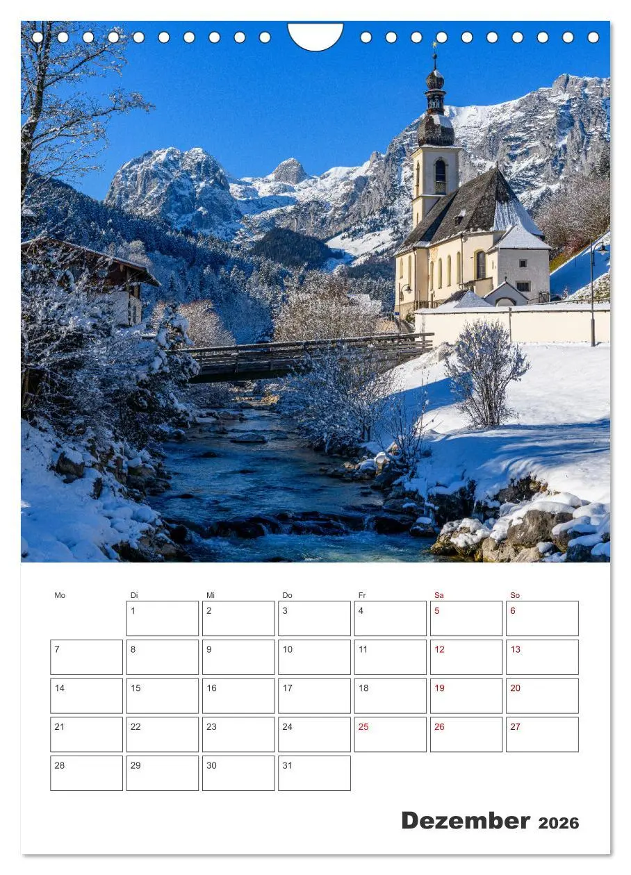 Bild: 9783516354102 | Vier Jahreszeiten im Berchtesgadener Land (Wandkalender 2026 DIN A4...