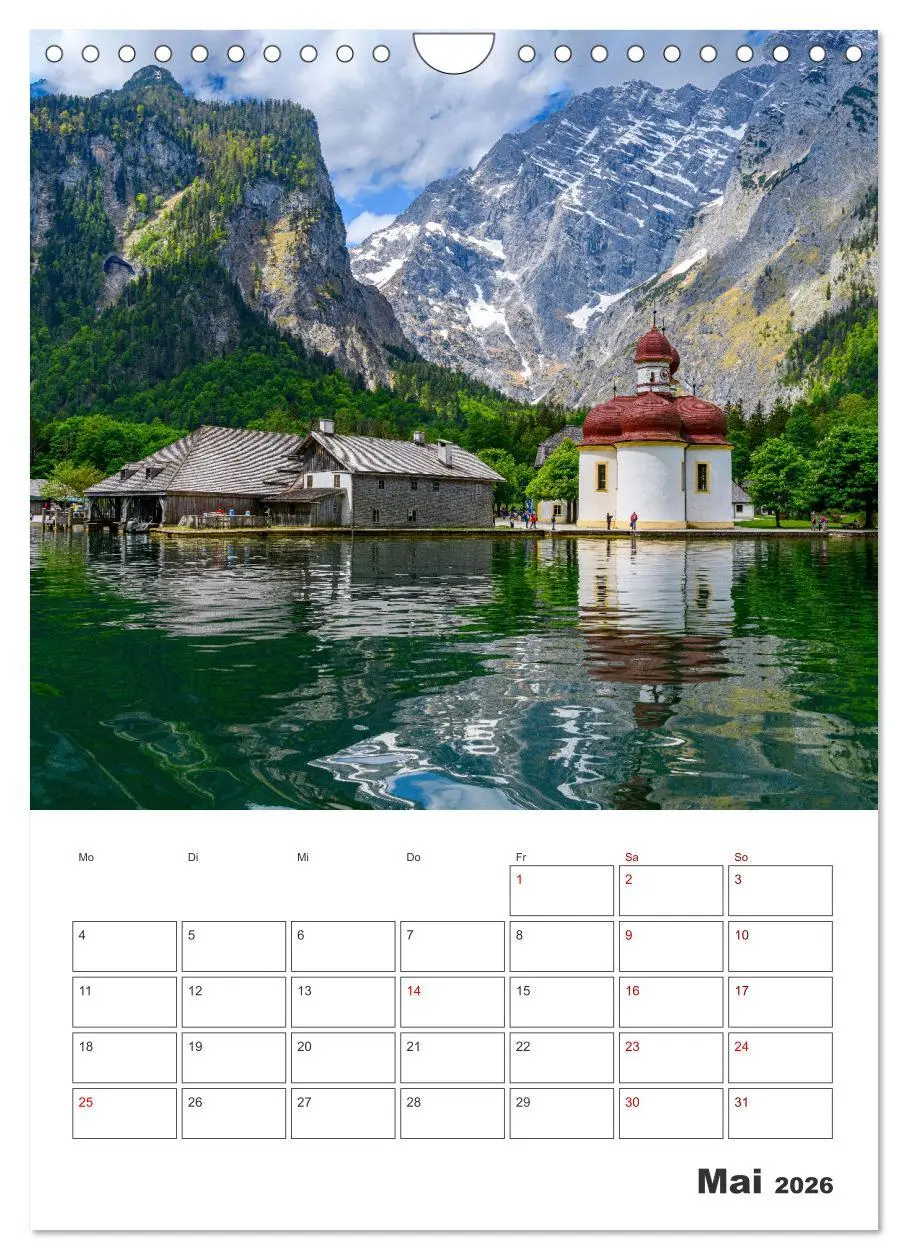Bild: 9783516354102 | Vier Jahreszeiten im Berchtesgadener Land (Wandkalender 2026 DIN A4...