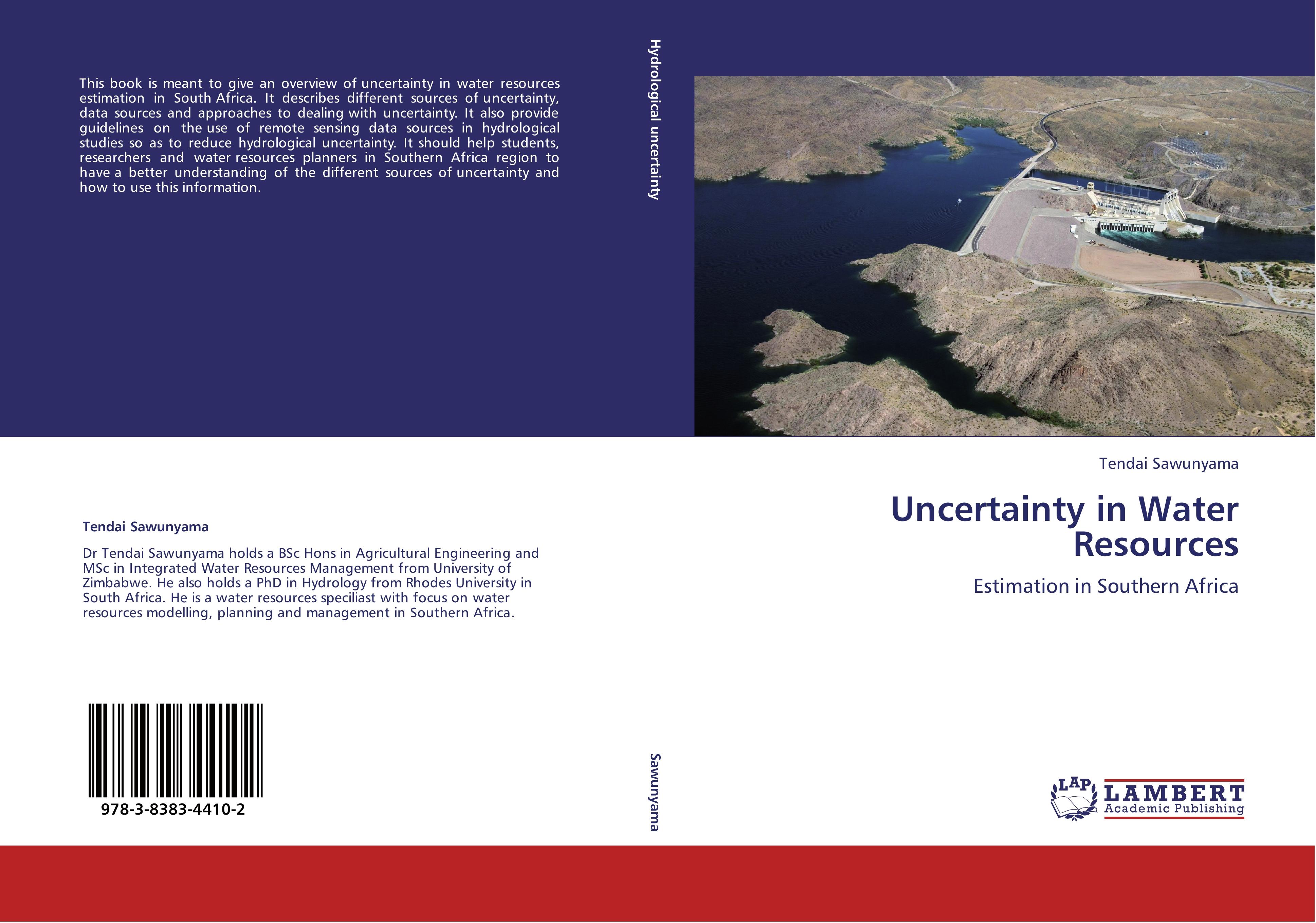 Uncertainty in Water Resources | Estimation in Southern Africa | Tendai Sawunyama | Taschenbuch | Paperback | 304 S. | Englisch | 2010 | LAP LAMBERT Academic Publishing | EAN 9783838344102 - Sawunyama, Tendai