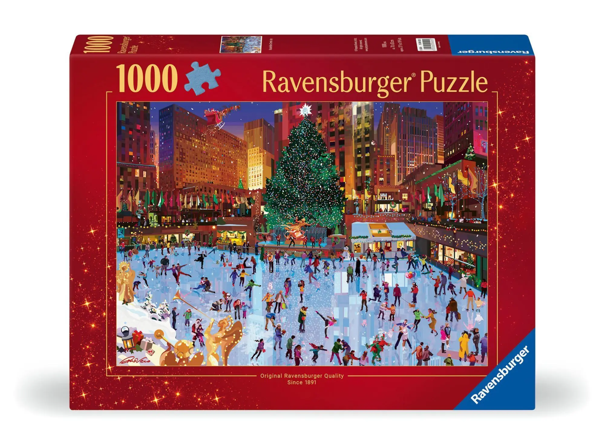 Cover: 4005555004202 | Weihnachtspuzzle 1000 Teile - Weihnachtszauber am Rockefeller Center