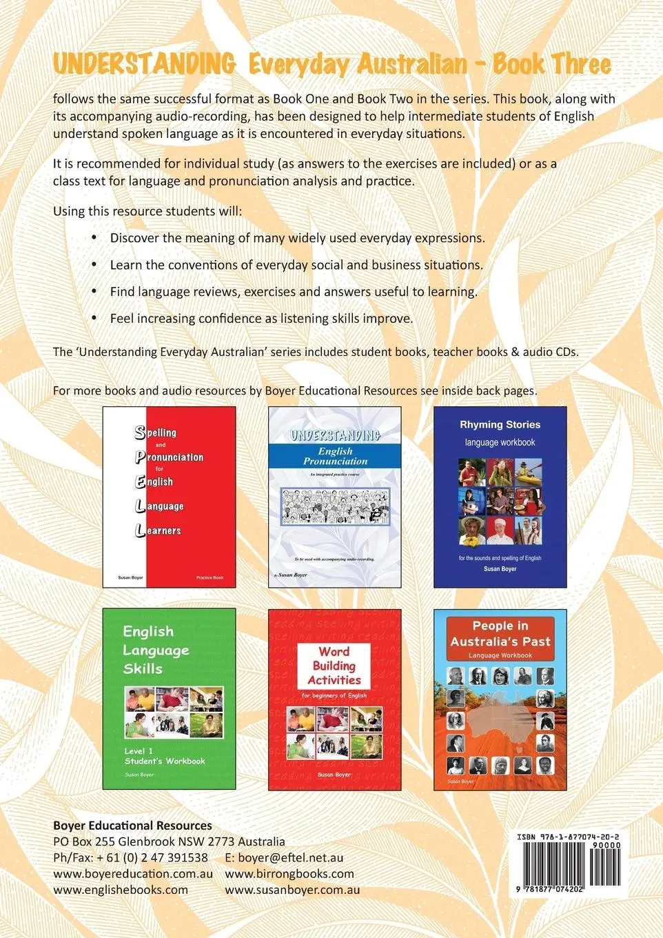 Rückseite: 9781877074202 | Understanding Everyday Australian - Book Three | Susan Elizabeth Boyer