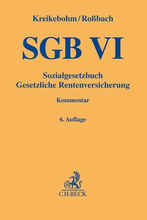 Cover: 9783406764202 | Sozialgesetzbuch | Gesetzliche Rentenversicherung - SGB VI | Buch