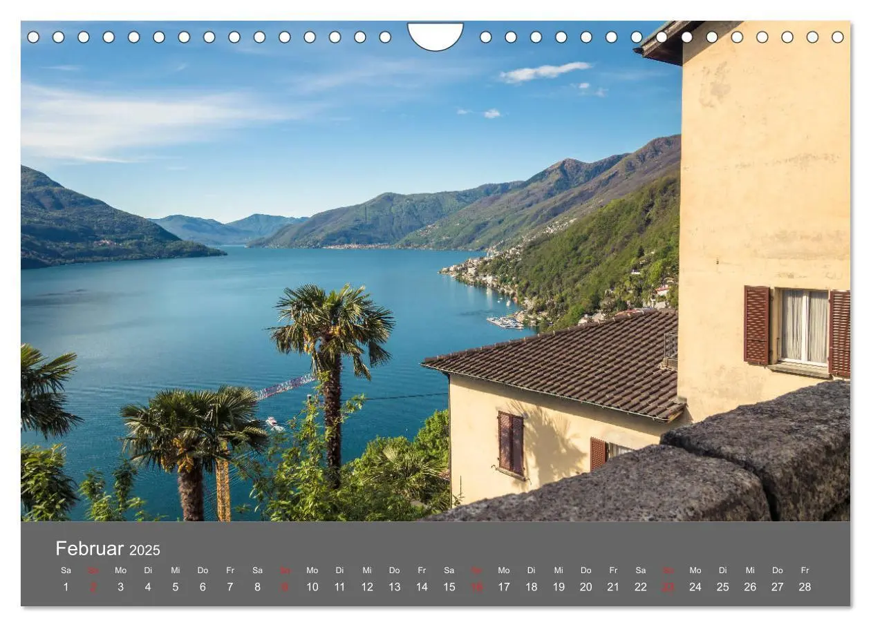 Bild: 9783435234202 | Tessin, zwischen Lago Maggiore und Lugano (Wandkalender 2025 DIN A4...