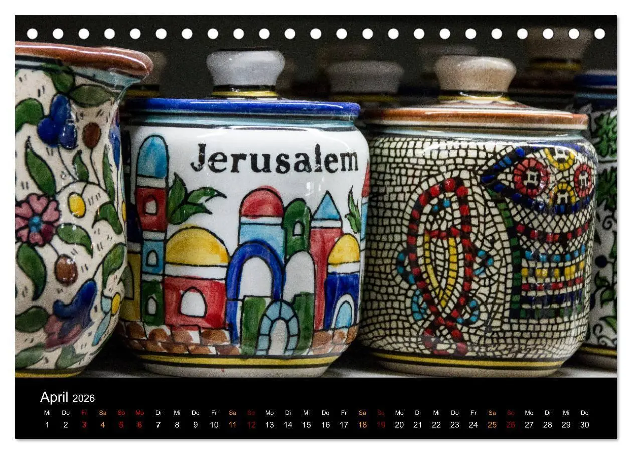 Bild: 9783457874202 | Israel - Heiliges Land (Tischkalender 2026 DIN A5 quer), CALVENDO...