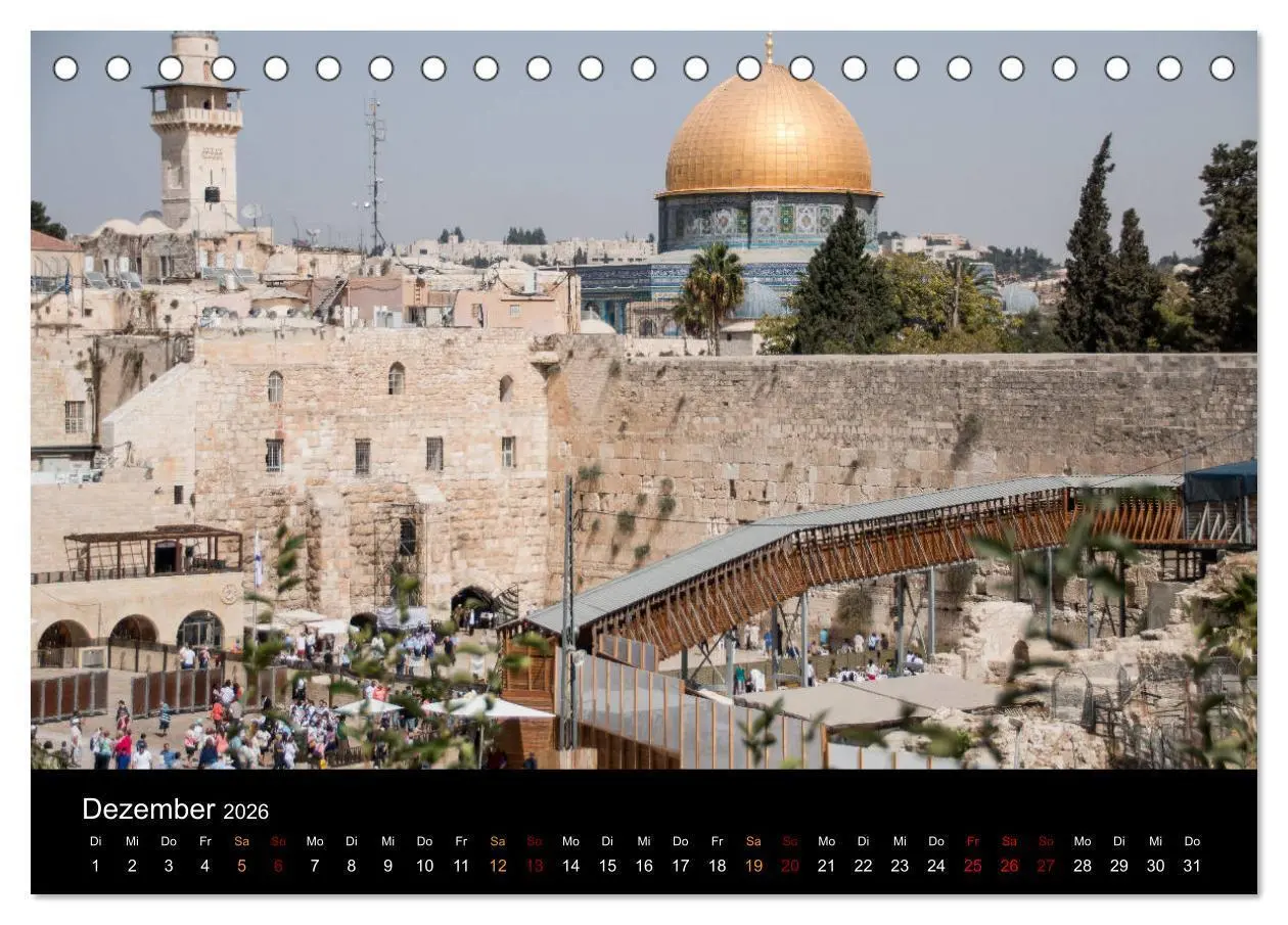 Bild: 9783457874202 | Israel - Heiliges Land (Tischkalender 2026 DIN A5 quer), CALVENDO...