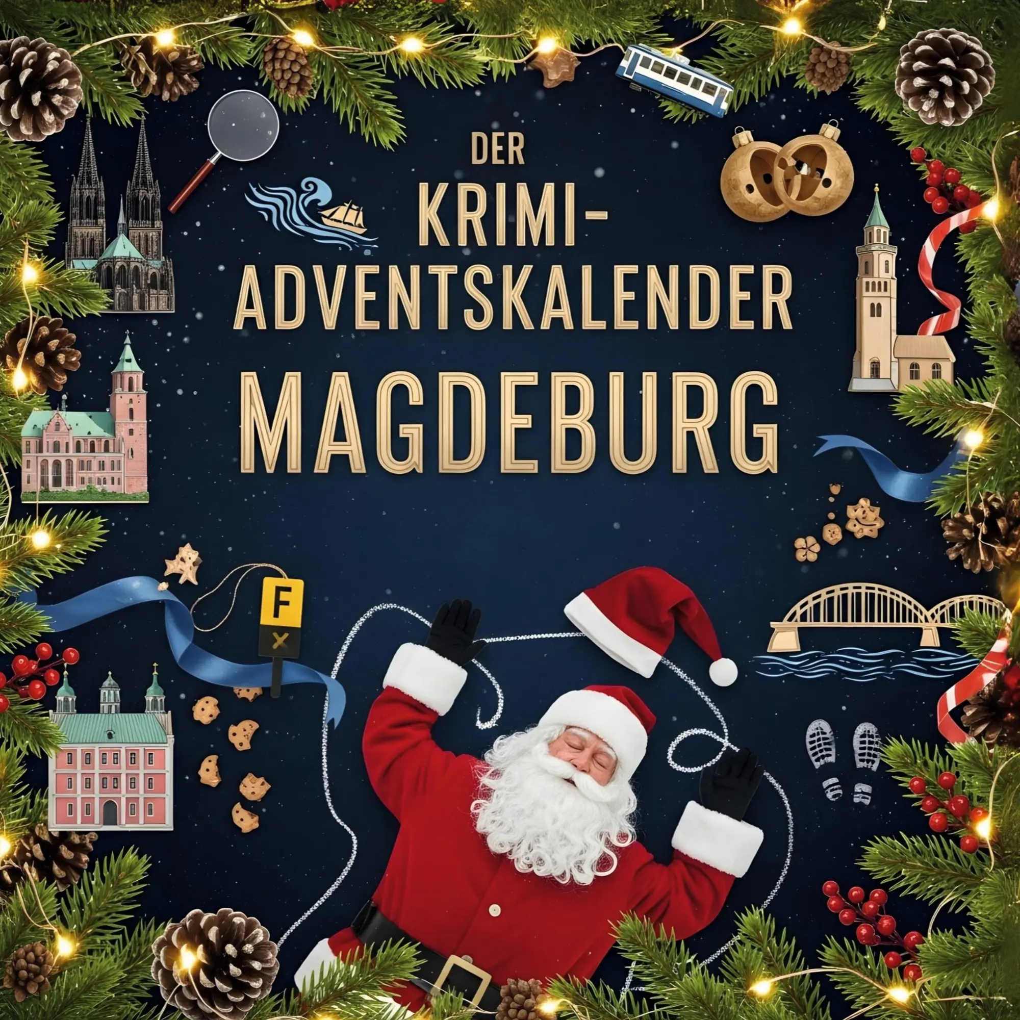 Cover: 9783695304202 | Der Krimi-Adventskalender Magdeburg | Mordsverdächtig in 24 Akten