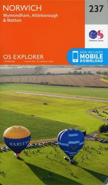 Cover: 9780319244302 | Norwich | Ordnance Survey | (Land-)Karte | Karte/Landkarte | Englisch