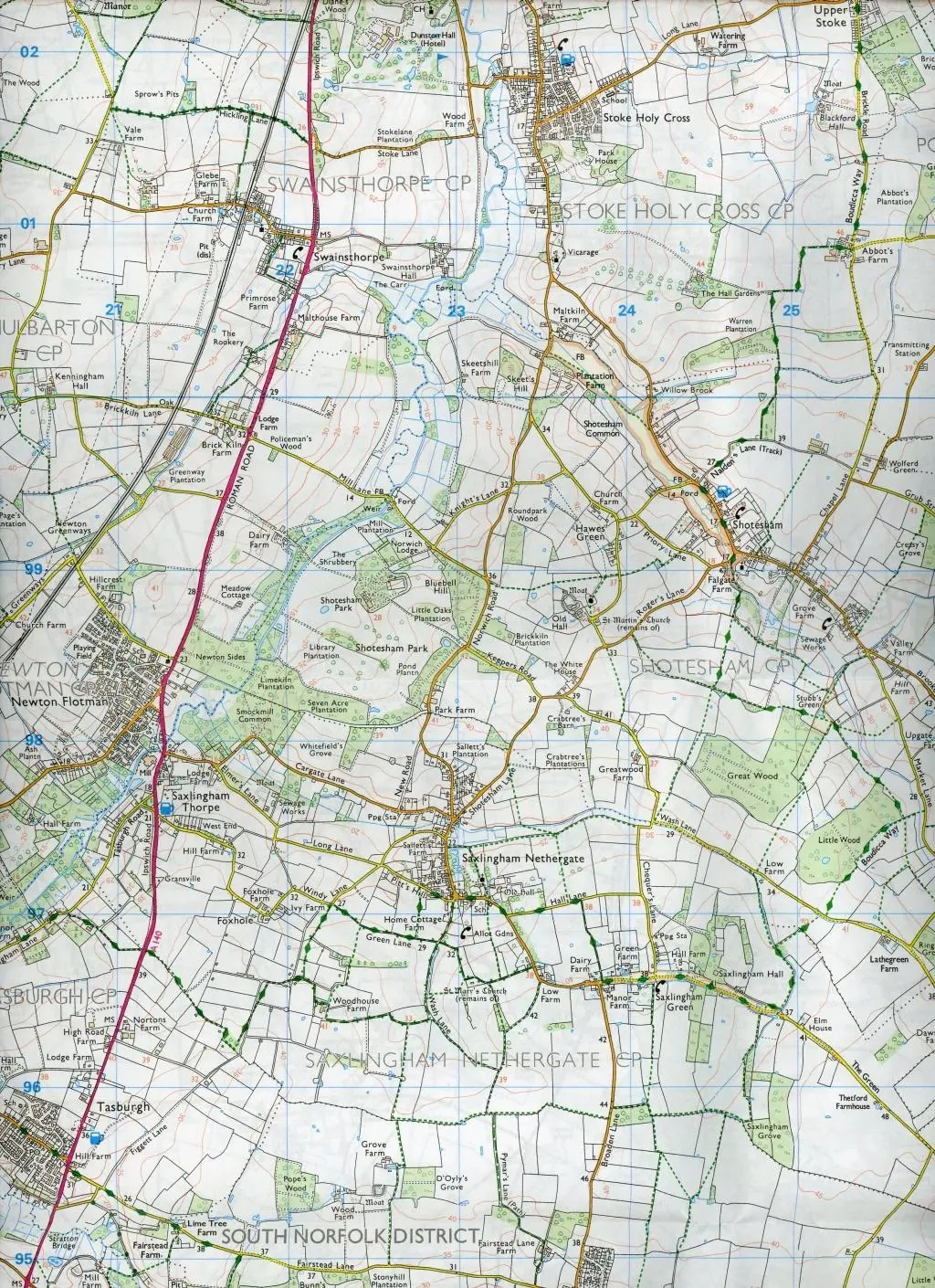 Bild: 9780319244302 | Norwich | Ordnance Survey | (Land-)Karte | Karte/Landkarte | Englisch