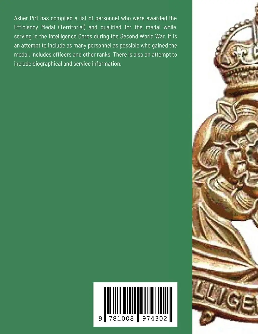 Rückseite: 9781008974302 | The Intelligence Corps and the Second World War. The Efficiency...
