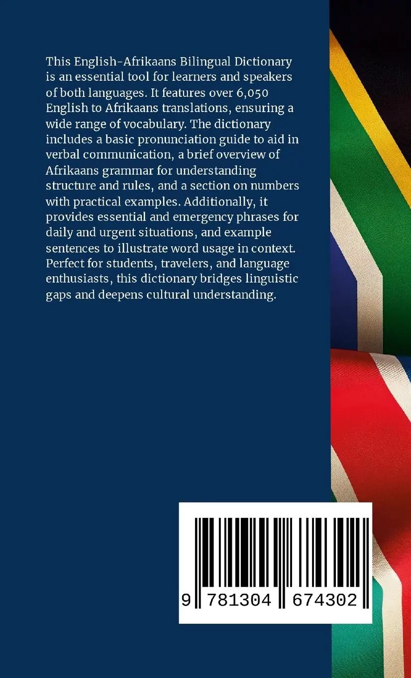 Rückseite: 9781304674302 | English Afrikaans Dictionary | Taschenbuch | Englisch | 2024