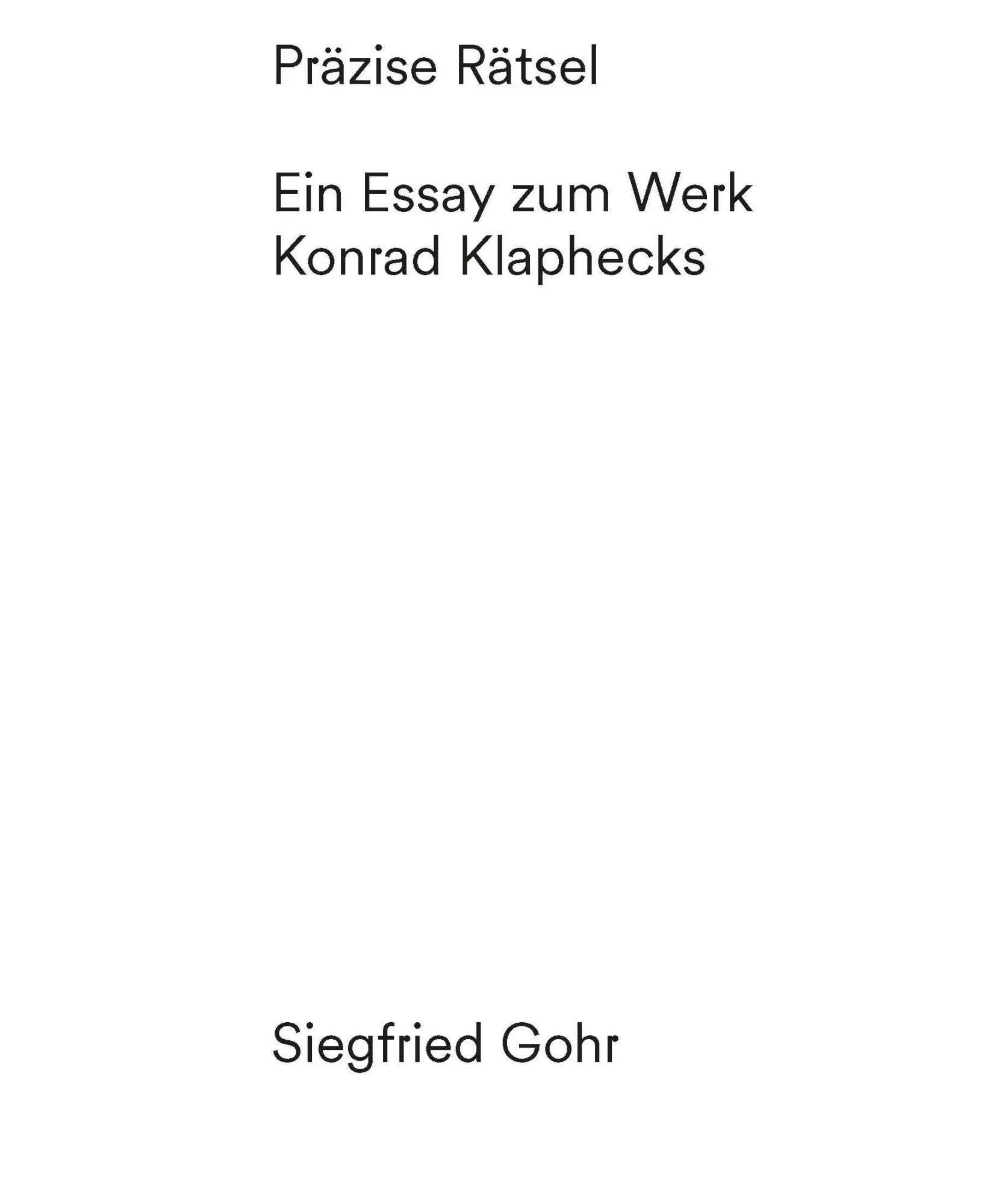 Bild: 9783422804302 | Objekte der Begierde | Konrad Klapheck und seine Welt der Dinge | Buch