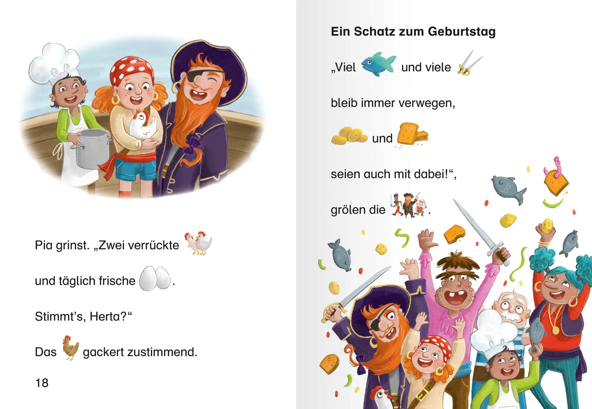Bild: 9783473464302 | Leserabe Vor-Lesestufe - Piratin Pia auf Schatzsuche | Maja von Vogel