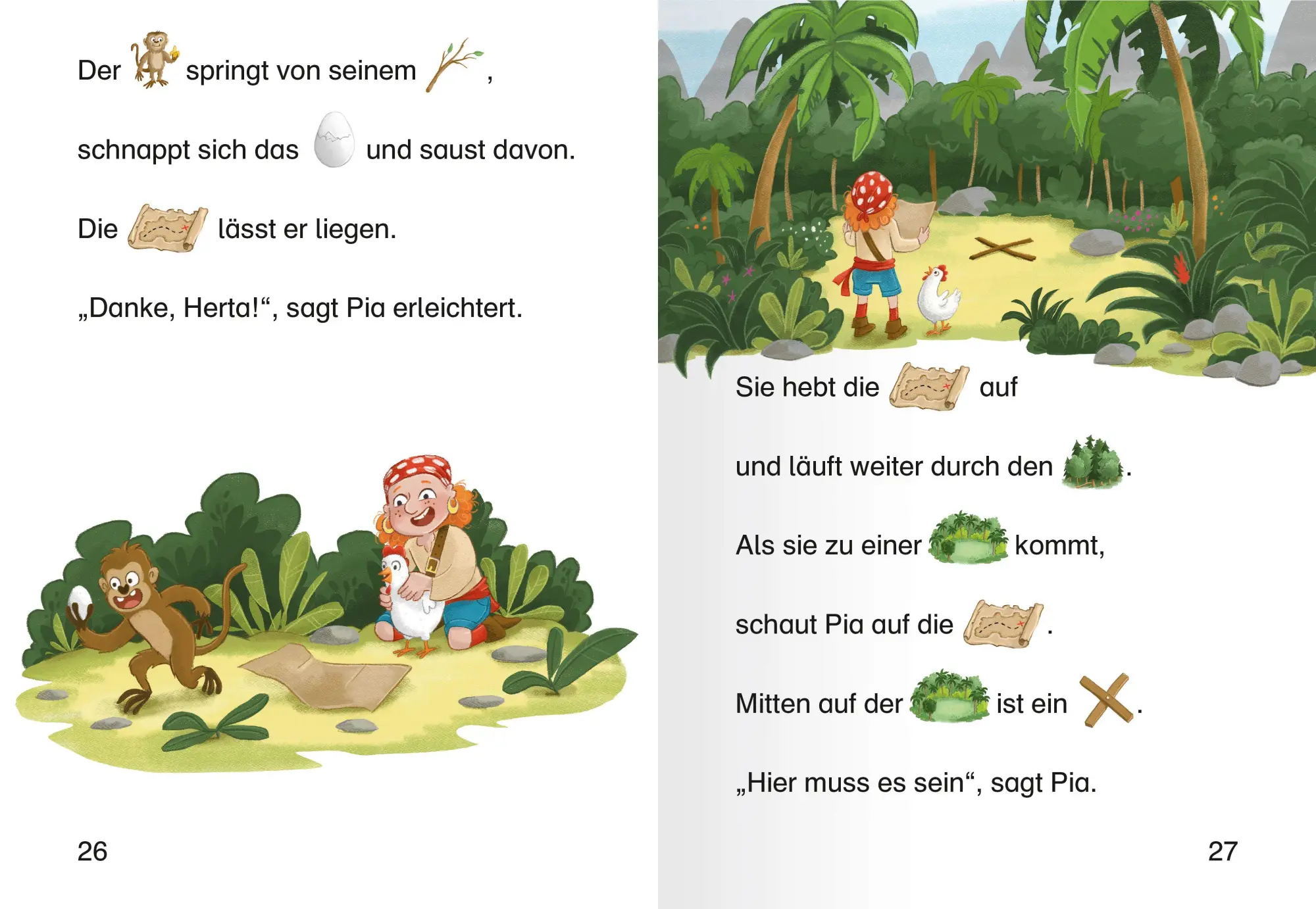 Bild: 9783473464302 | Leserabe Vor-Lesestufe - Piratin Pia auf Schatzsuche | Maja von Vogel