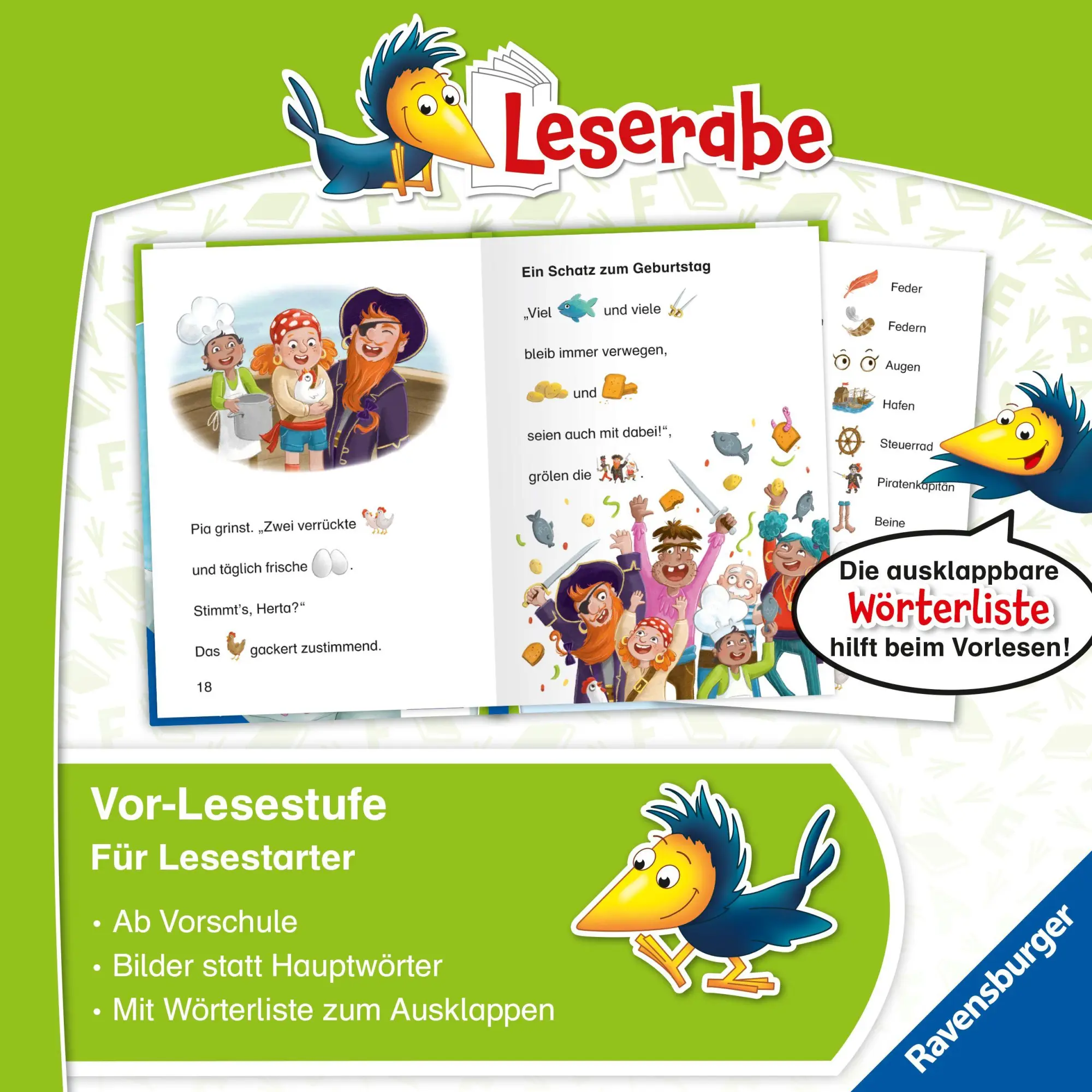 Bild: 9783473464302 | Leserabe Vor-Lesestufe - Piratin Pia auf Schatzsuche | Maja von Vogel