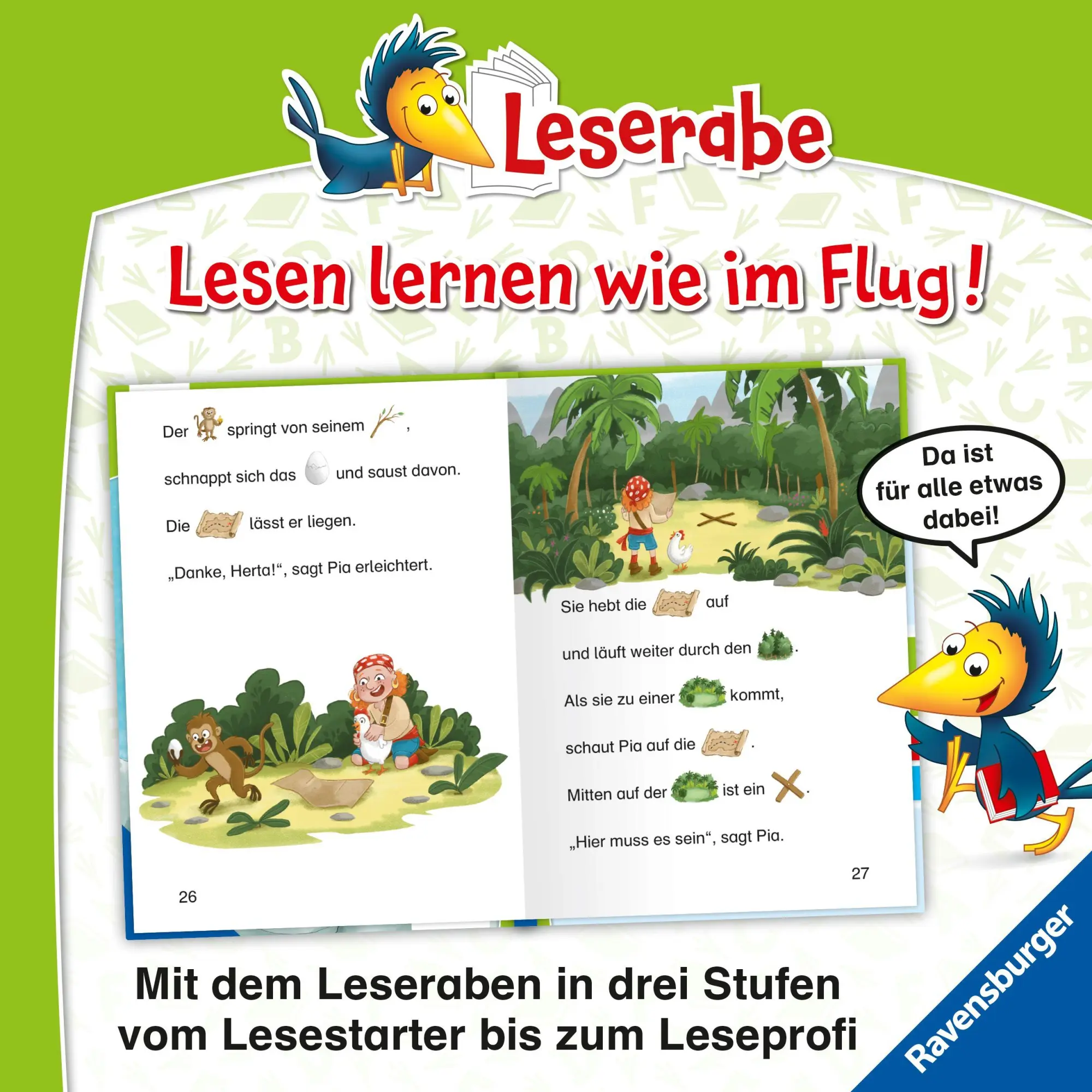 Bild: 9783473464302 | Leserabe Vor-Lesestufe - Piratin Pia auf Schatzsuche | Maja von Vogel