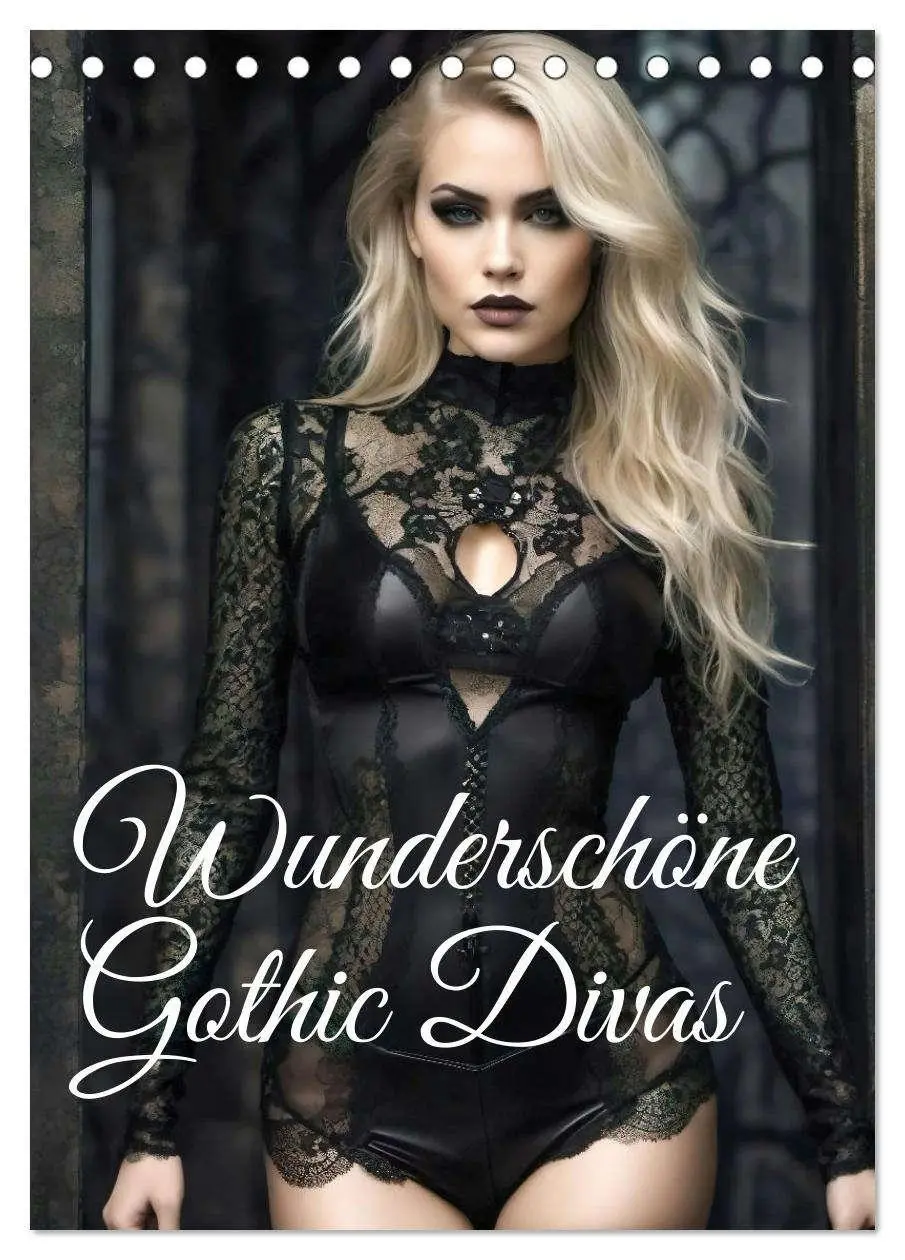 Cover: 9783516264302 | Wunderschöne Gothic Divas (Tischkalender 2026 DIN A5 hoch),...