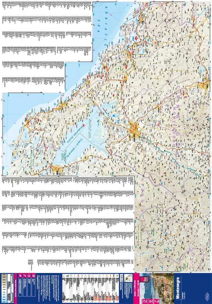 Bild: 9783831774302 | Reise Know-How Landkarte Montenegro (1:160.000) | Rump | (Land-)Karte
