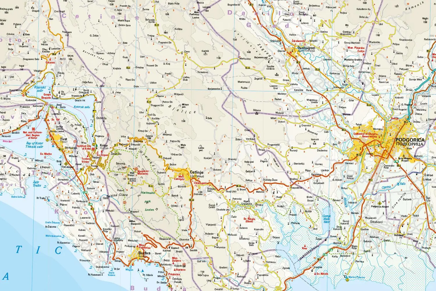 Bild: 9783831774302 | Reise Know-How Landkarte Montenegro (1:160.000) | Rump | (Land-)Karte