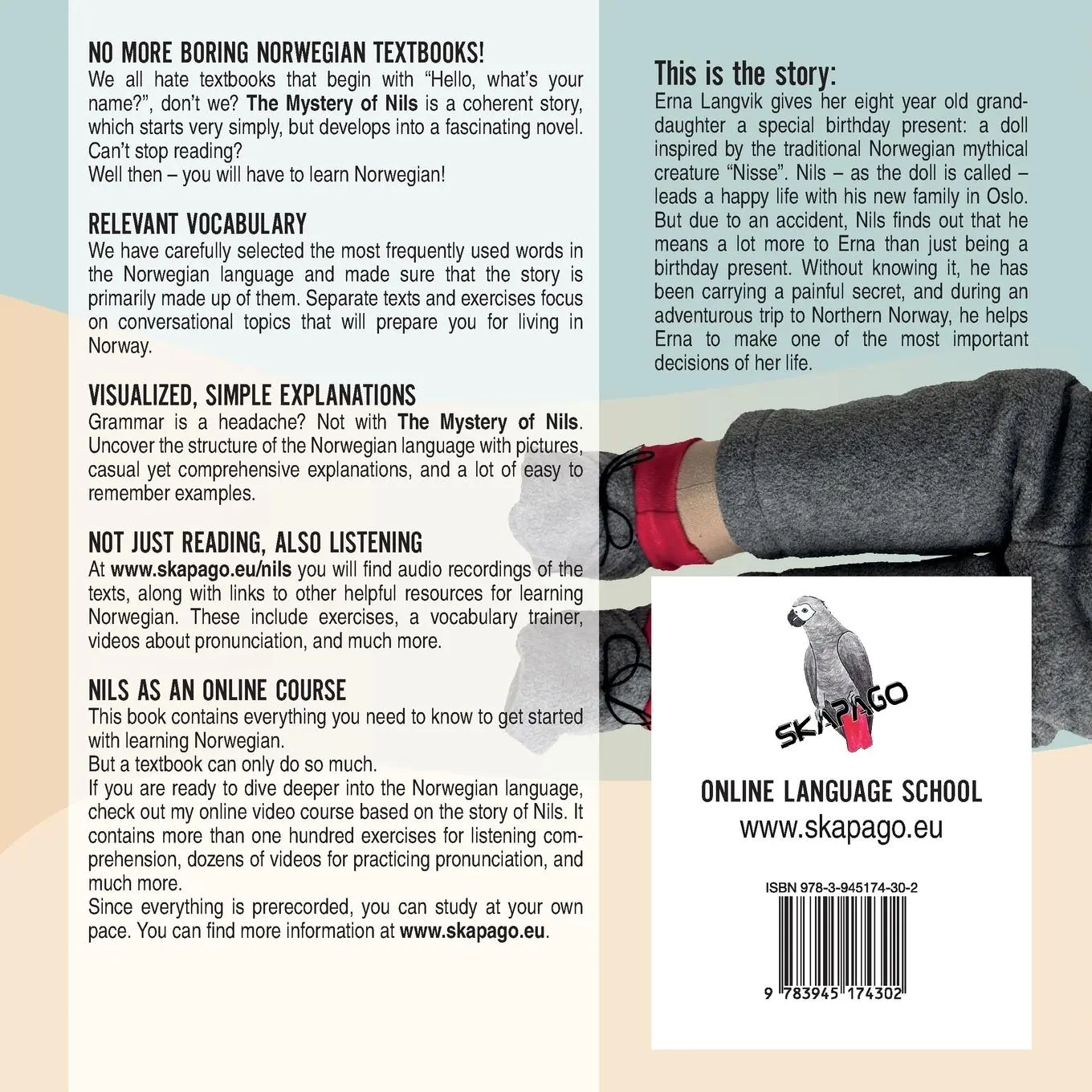 Rückseite: 9783945174302 | The Mystery of Nils. Part 1 - Norwegian Course for Beginners. Learn...