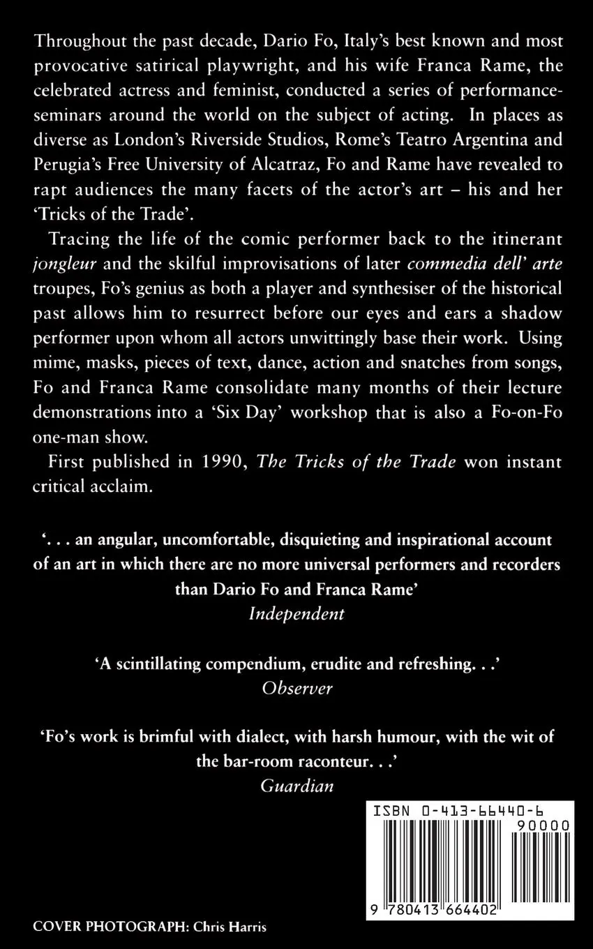 Rückseite: 9780413664402 | The Tricks of the Trade | Dario Fo | Taschenbuch | Englisch | 1991