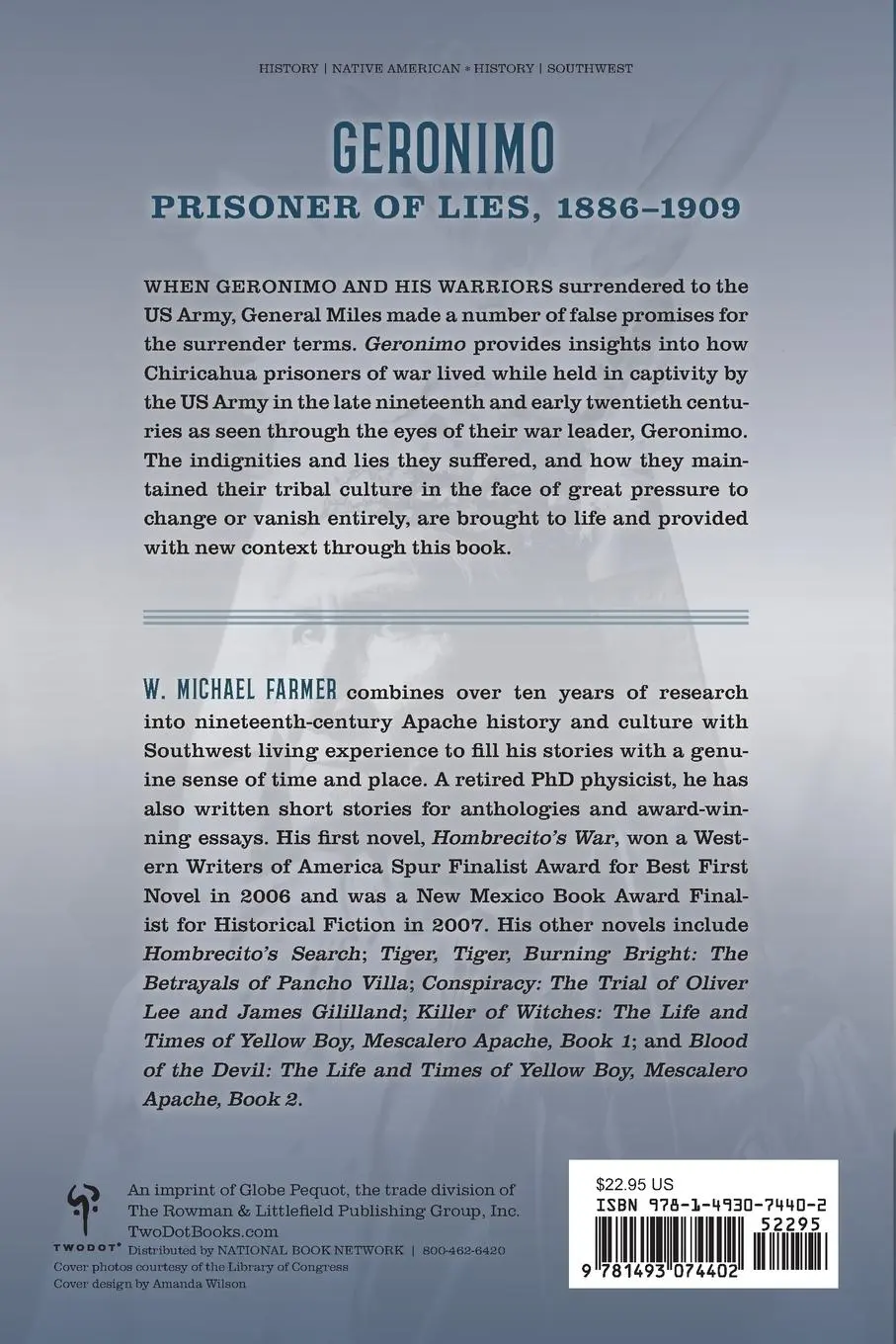 Rückseite: 9781493074402 | Geronimo | Twenty-Three Years as a Prisoner of War | W. Michael Farmer