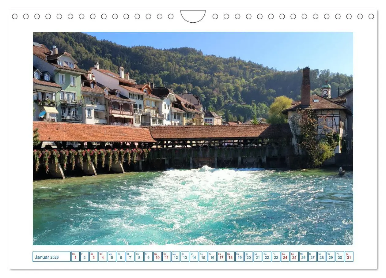 Bild: 9783457304402 | Schweizer Städte (Wandkalender 2026 DIN A4 quer), CALVENDO...