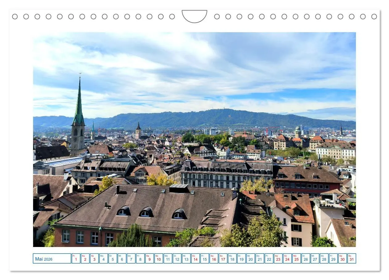 Bild: 9783457304402 | Schweizer Städte (Wandkalender 2026 DIN A4 quer), CALVENDO...