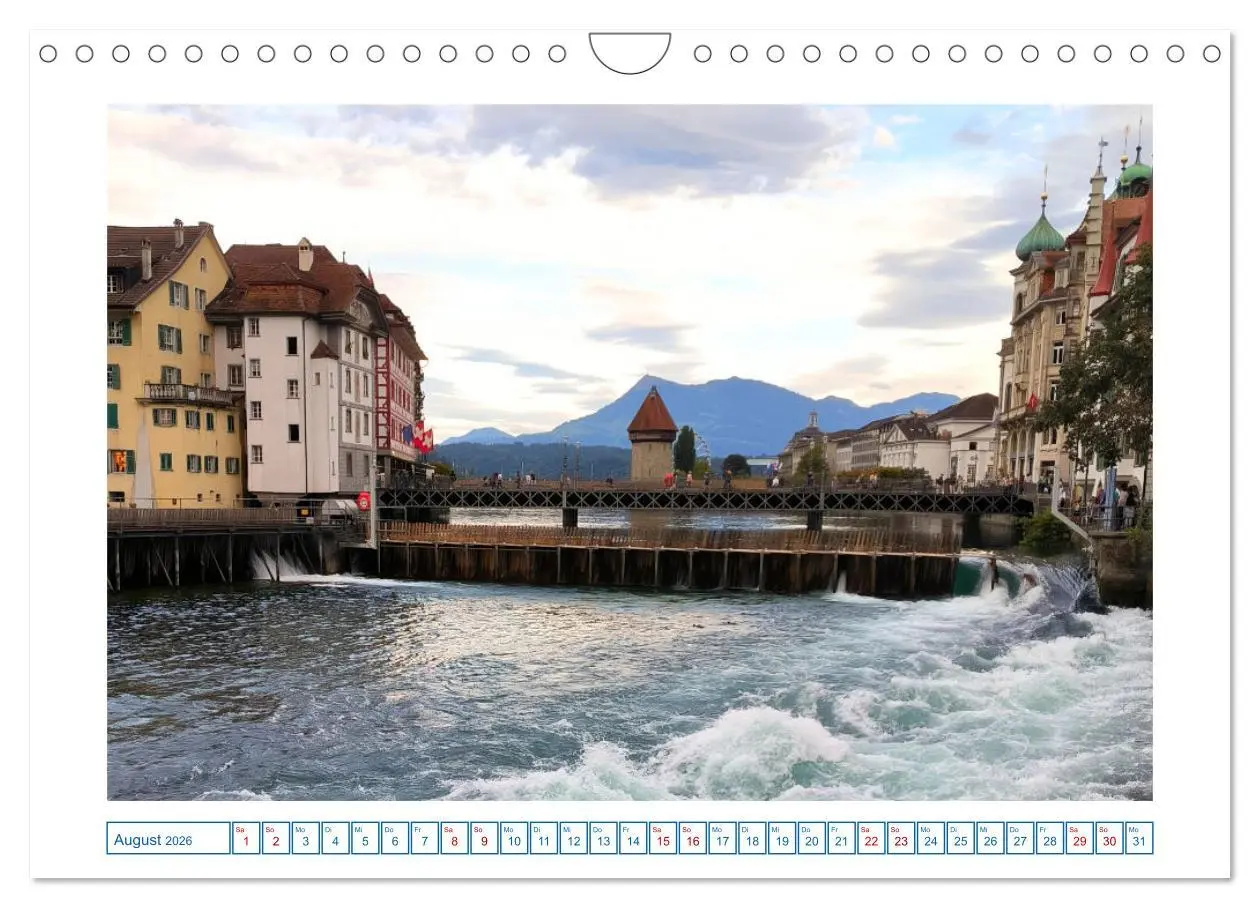 Bild: 9783457304402 | Schweizer Städte (Wandkalender 2026 DIN A4 quer), CALVENDO...