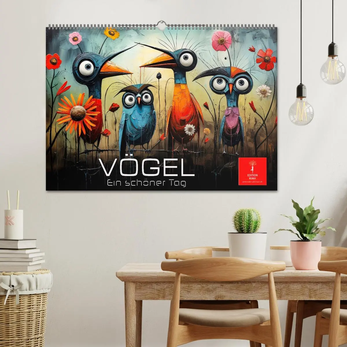 Bild: 9783457474402 | Vögel - ein schöner Tag (Wandkalender 2026 DIN A2 quer), CALVENDO...