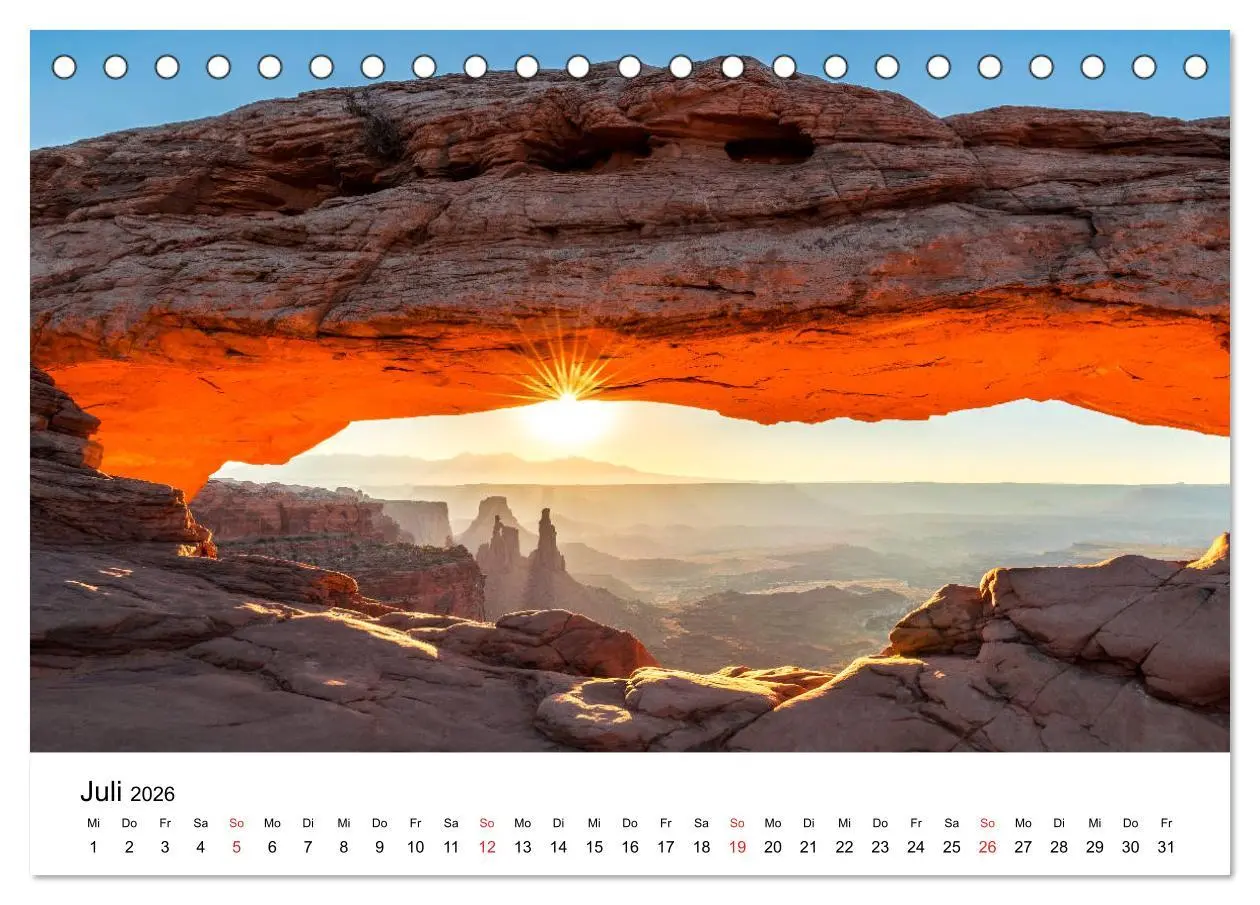Bild: 9783457924402 | Südwesten der USA - Atemberaubende Landschaften (Tischkalender 2026...