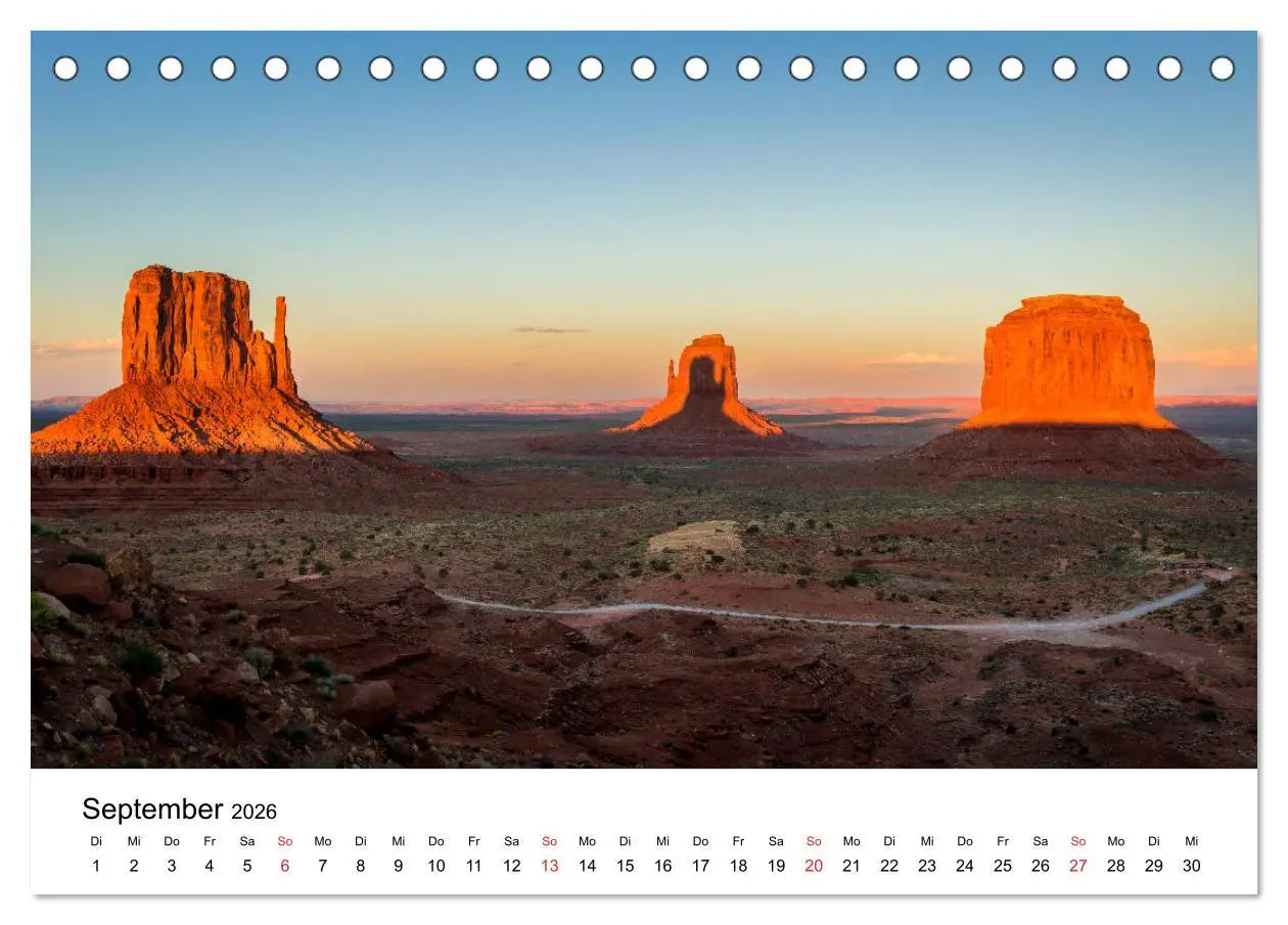 Bild: 9783457924402 | Südwesten der USA - Atemberaubende Landschaften (Tischkalender 2026...