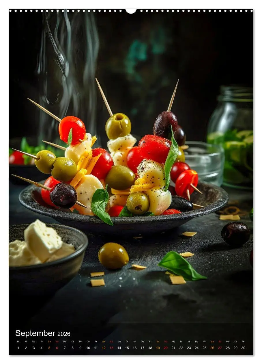 Bild: 9783516324402 | Cooles Fingerfood (hochwertiger Premium Wandkalender 2026 DIN A2...
