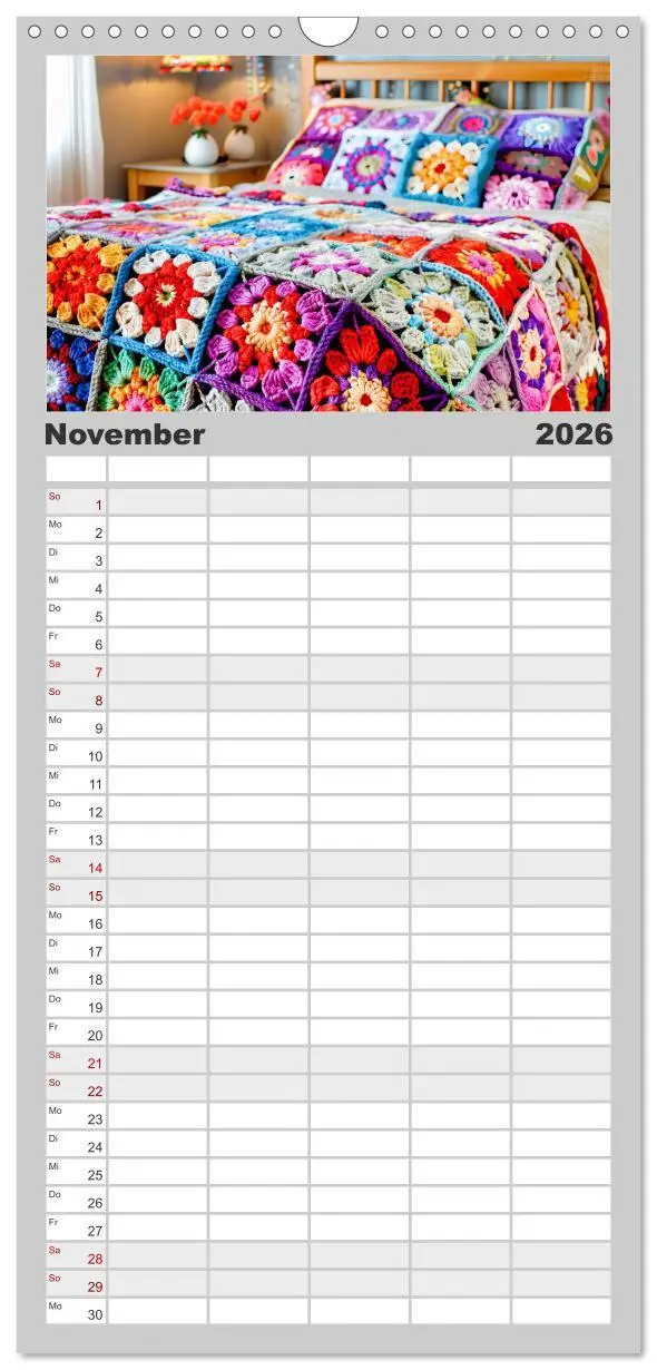 Bild: 9783516494402 | Familienplaner 2026 - Granny Square Kunst - Ein Jahr voller...