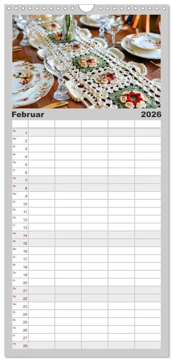 Bild: 9783516494402 | Familienplaner 2026 - Granny Square Kunst - Ein Jahr voller...