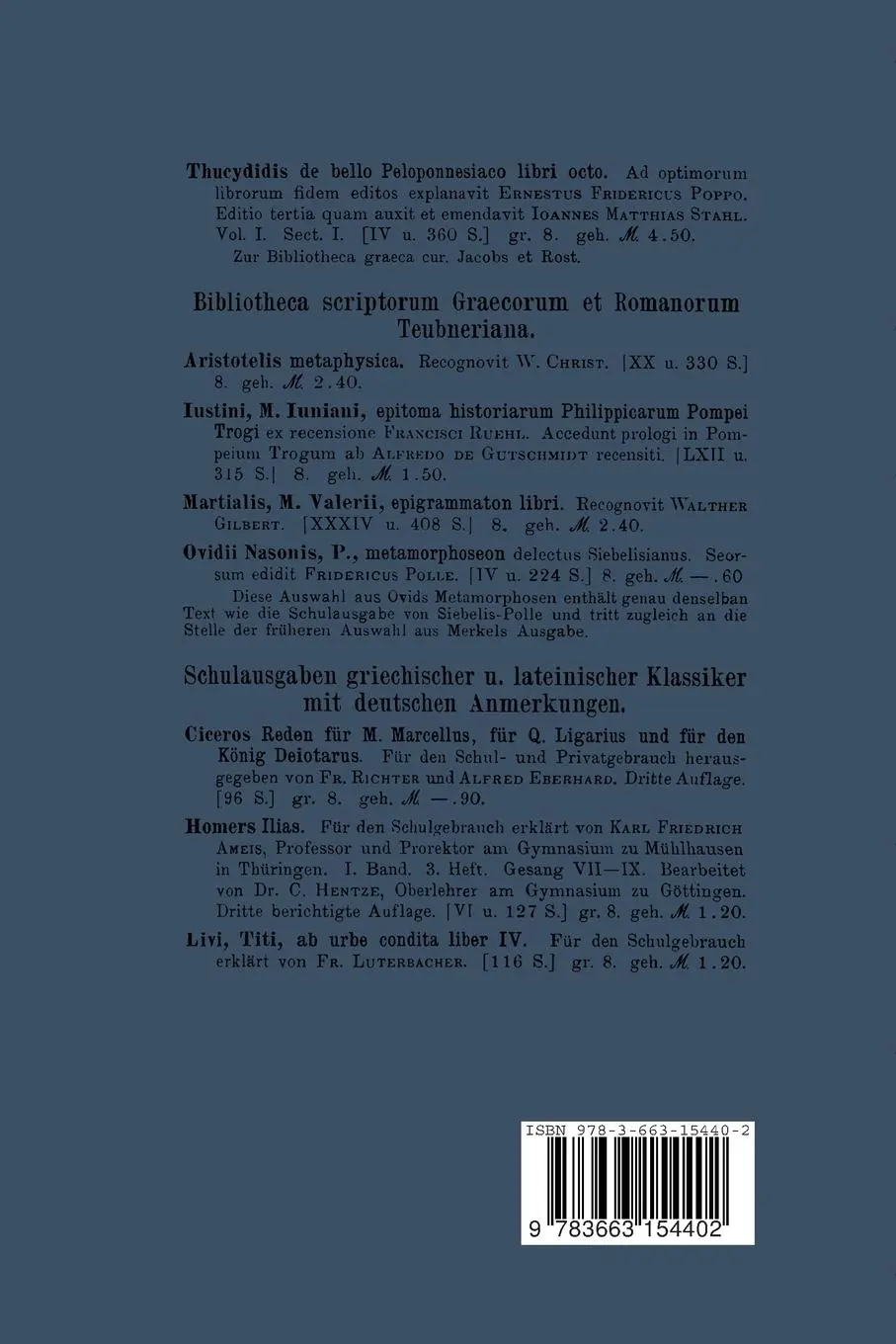 Rückseite: 9783663154402 | Encyklopädie und Methodologie der Philologischen Wissenschaften | Buch