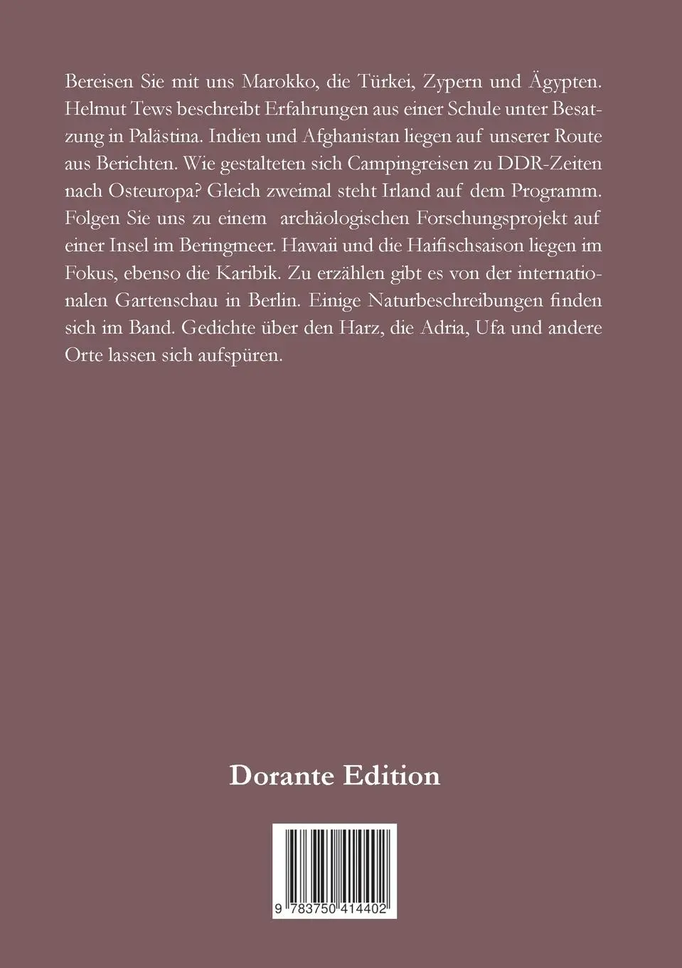Rückseite: 9783750414402 | Reiseträume erfüllen sich | Reportagen, Erlebnisse und Gedichte | Buch