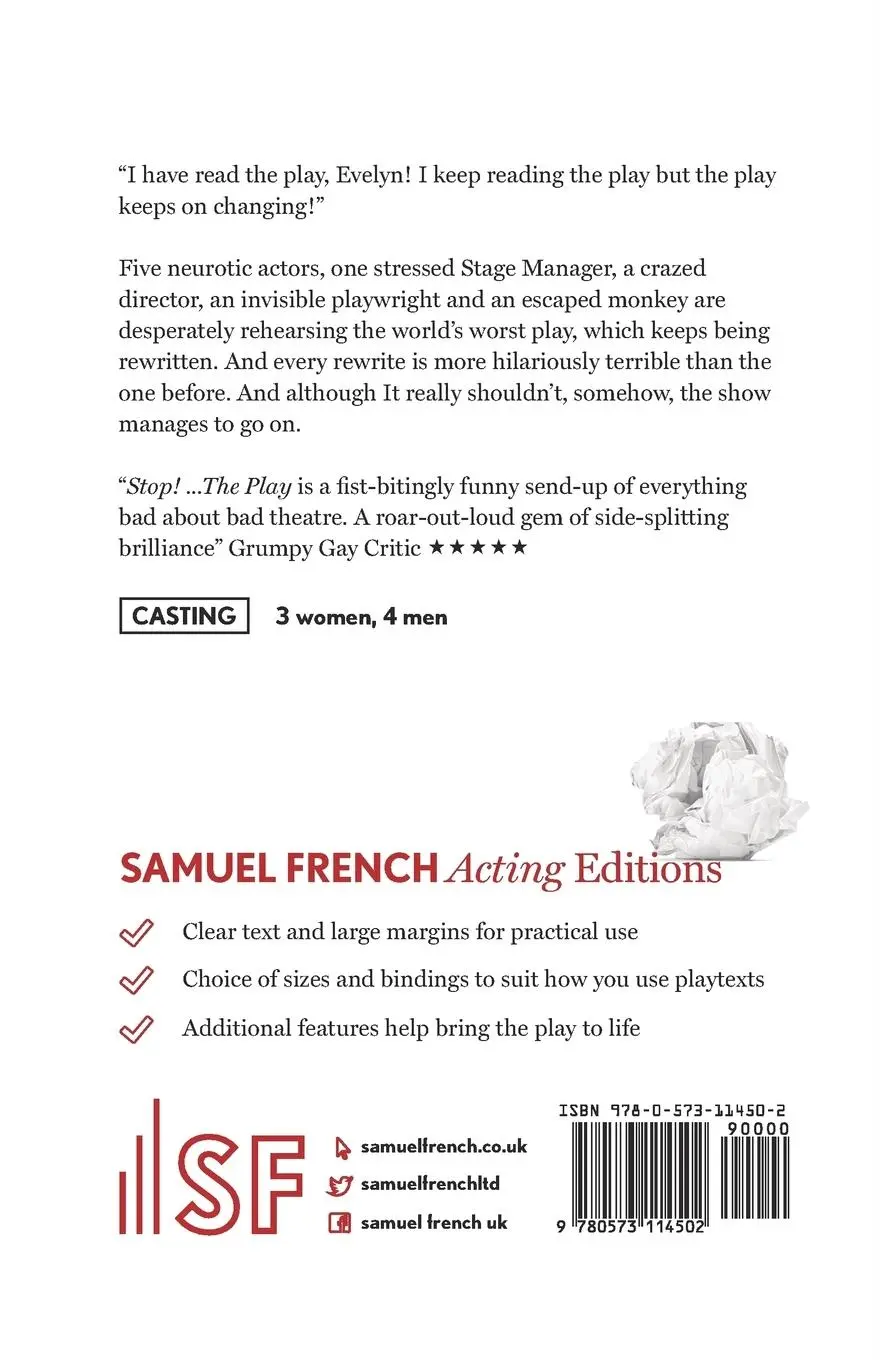 Rückseite: 9780573114502 | Stop!...The Play | David Spicer | Taschenbuch | Englisch | 2017